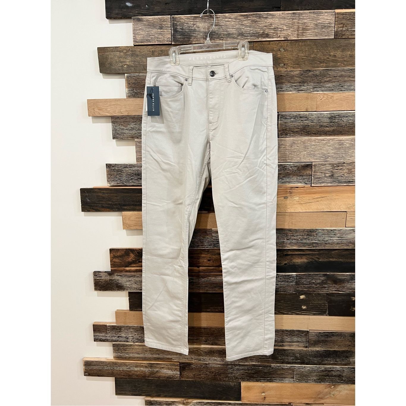 Perry Ellis Perry Ellis NWT SLIM FIT ANYWHERE FIVE POCKET PANT sz 32 x 3 Size US 32 / EU 48 - 3 Thumbnail