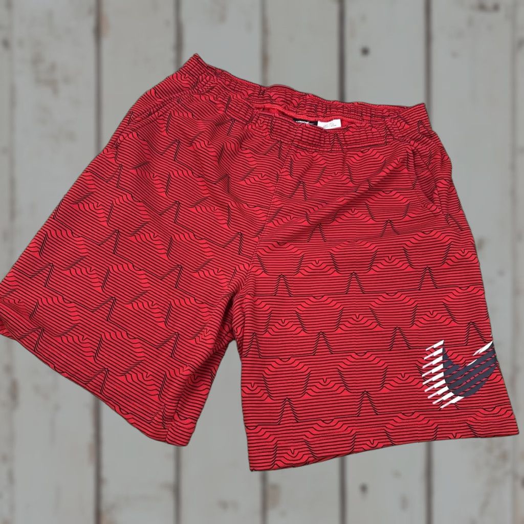 Nike Nike USA Basketball Mens 2XL Red White Blue Star Pattern Shorts Swoosh Sports Size US 39 - 1 Thumbnail