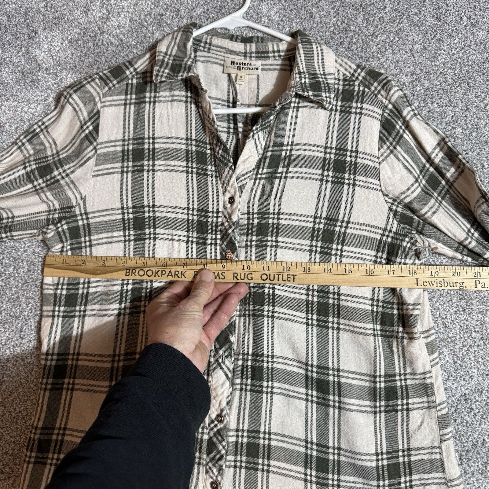 Other Hester & Orchard Shirt Women S Plaid Frayed Hem Y2K Inspired Size S / US 4 / IT 40 - 3 Thumbnail