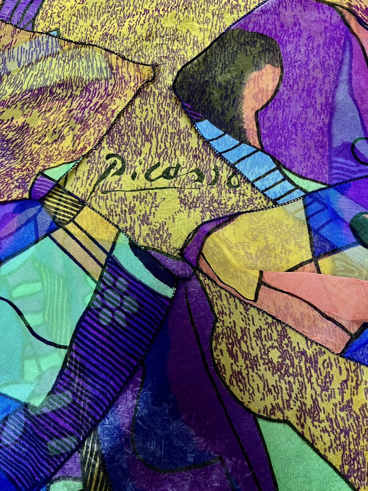 Paloma Picasso Pablo Picasso Silk Scarf Size ONE SIZE - 3 Thumbnail