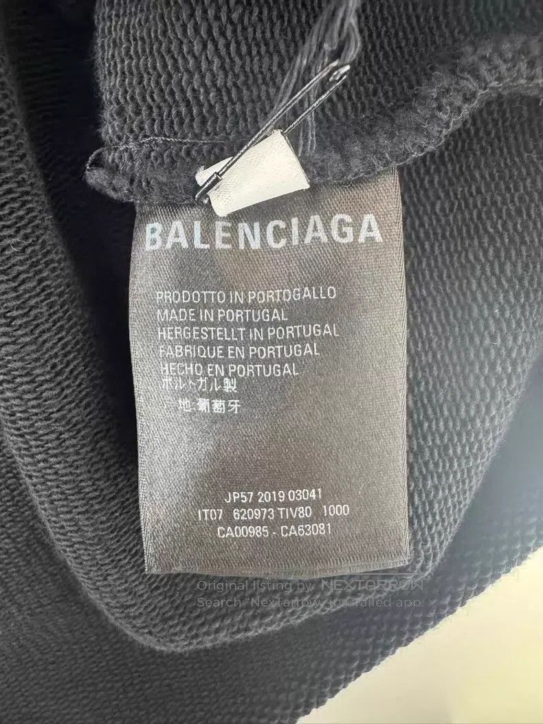 Balenciaga Balenciaga Black Mastercard Hooded Sweatshirt Jacket Size US L / EU 52-54 / 3 - 7 Thumbnail
