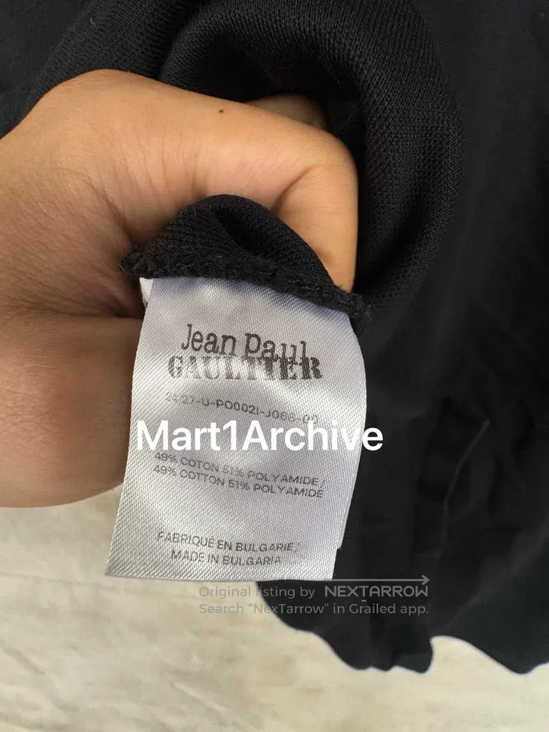 Jean Paul Gaultier Jean Paul Gaultier Logo Deconstructed Polo Shirt Size US XS / EU 42 / 0 - 7 Thumbnail