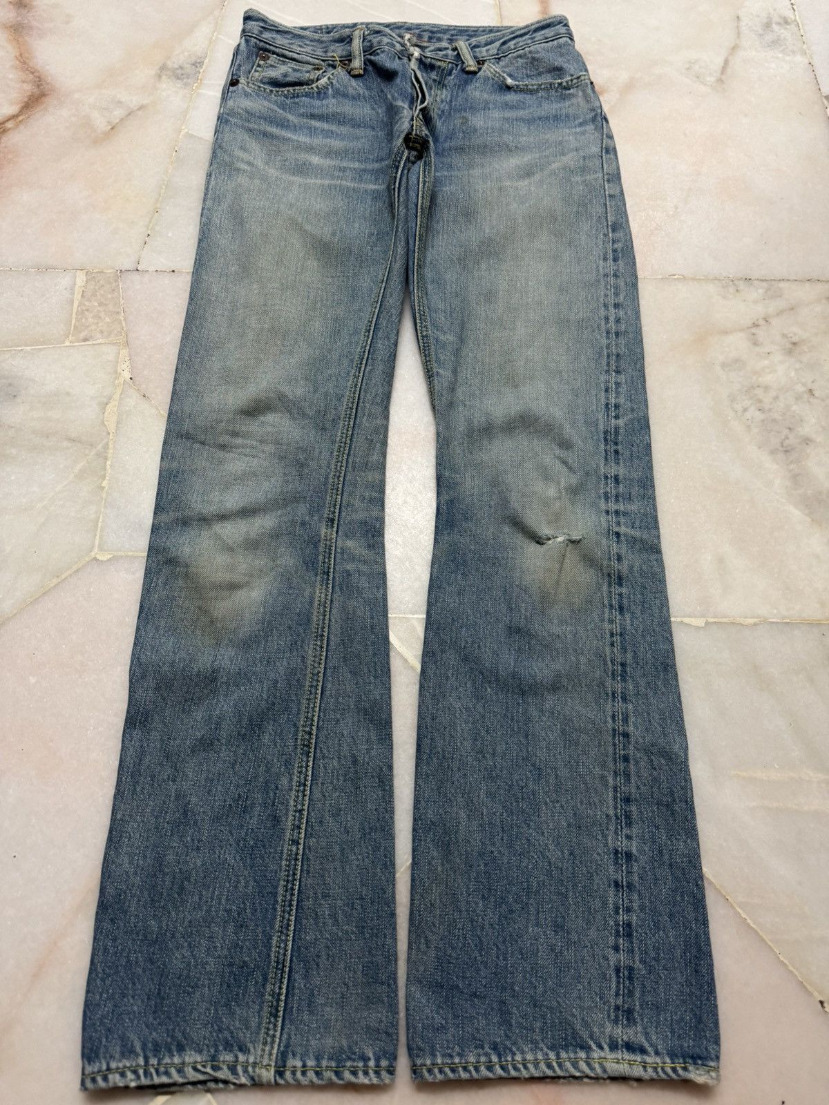 💥SELVEDGE💥90\'s KATOTOGI MADE IN JAPAN FADED SELVEDGE FLARED
