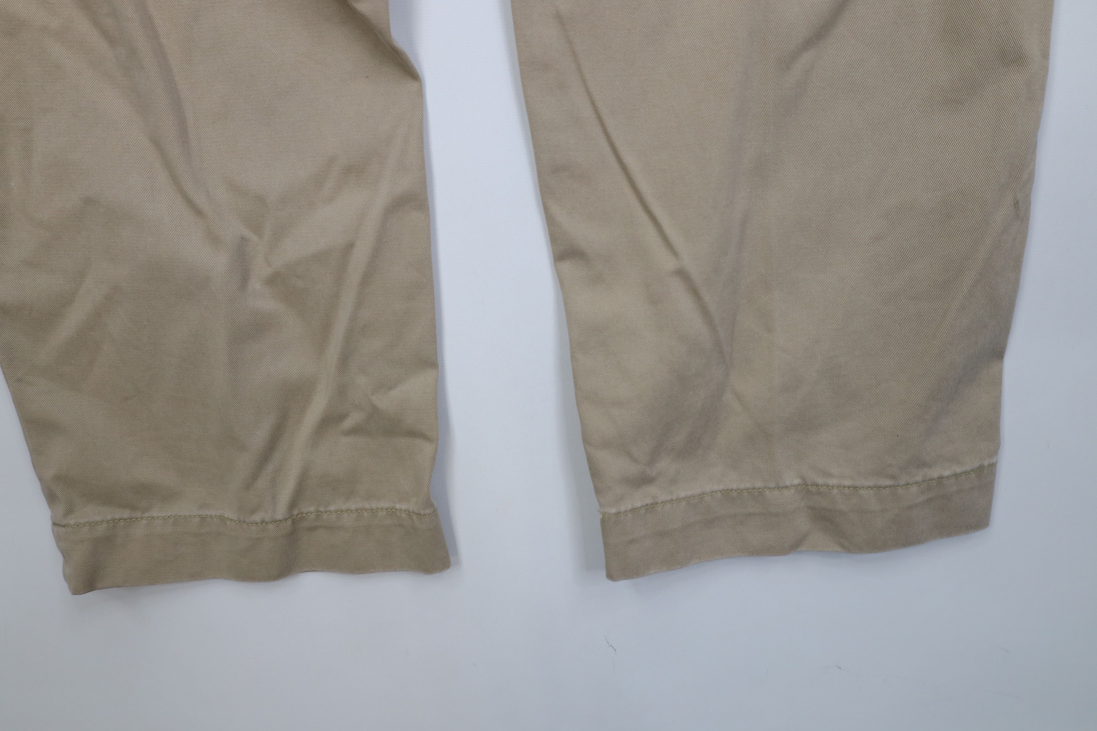 Ralph Lauren Vintage 90s Ralph Lauren Wide Leg Chino Pants Beige Cotton Size US 38 / EU 54 - 11 Thumbnail