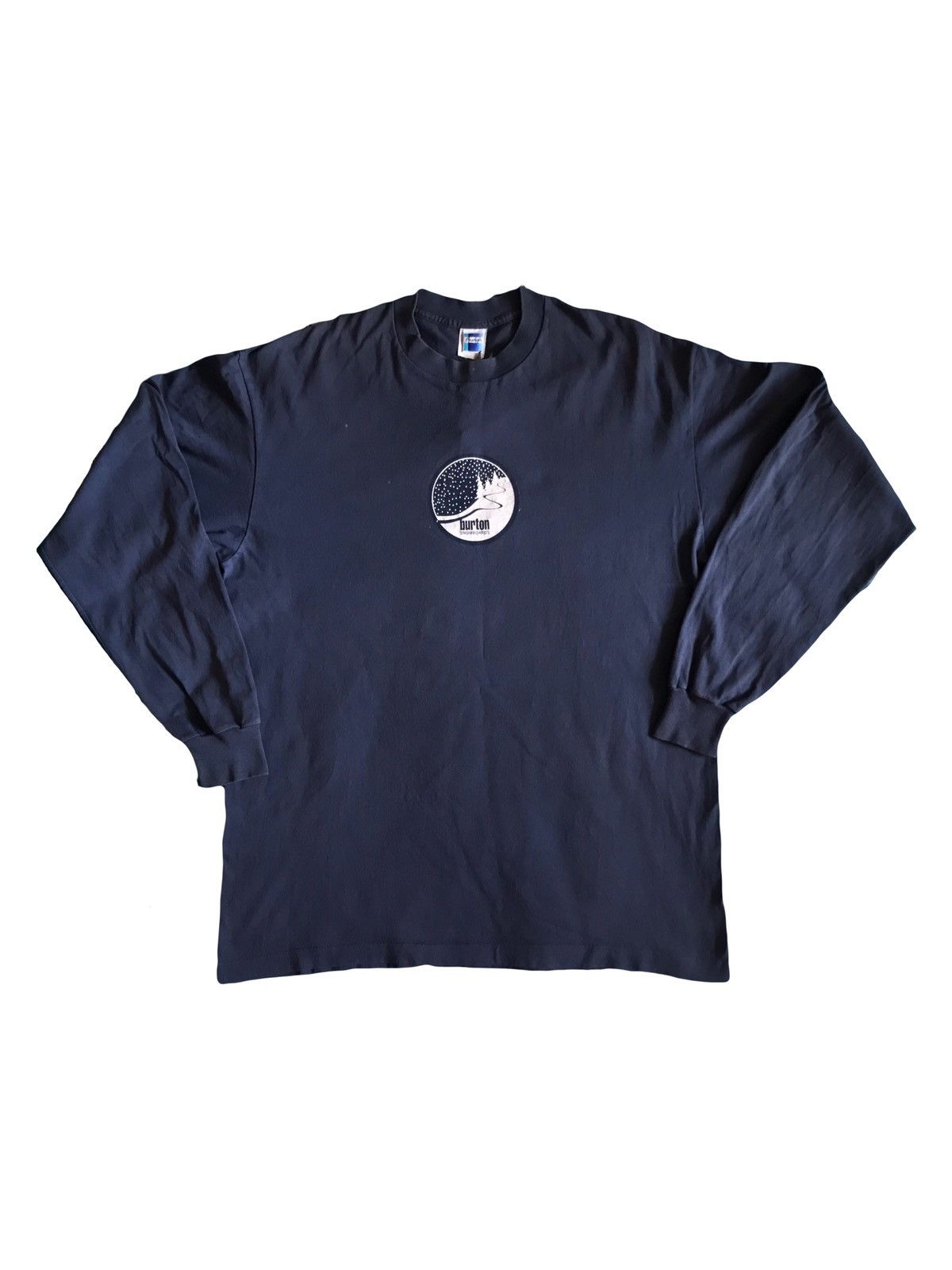 Burton Vintage Long Sleeve Burton Snowboard Big Logo 80s Size US L / EU 52-54 / 3 - 1 Thumbnail