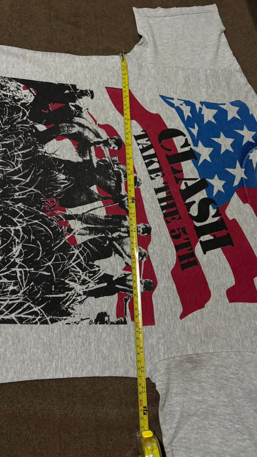 Band Tees Vintage 90s The Clash Fifth Column Shirt Ramones Black Flag Size US L / EU 52-54 / 3 - 8 Thumbnail