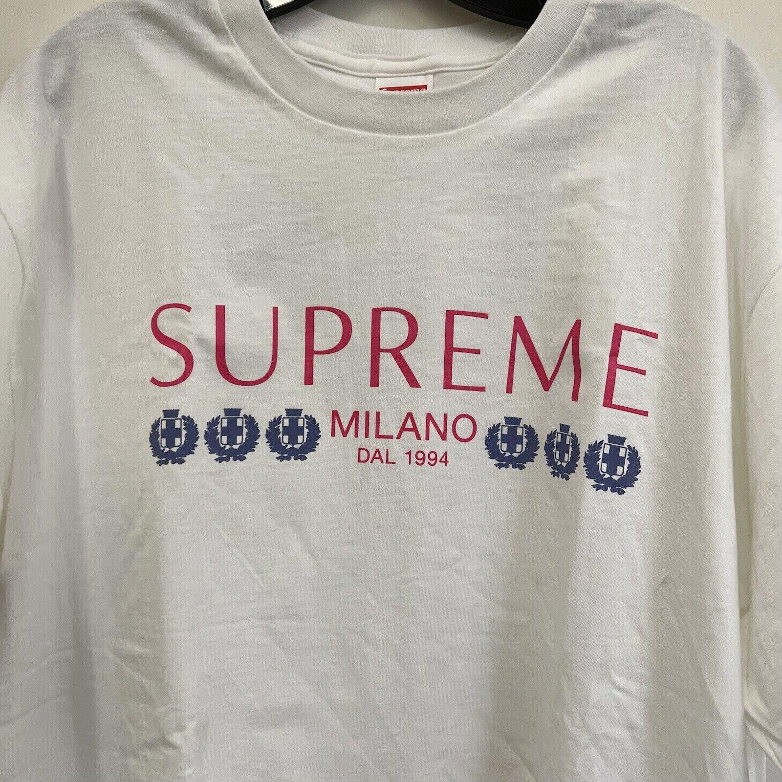 Supreme 2021 Supreme Milano Tee White Sz XL Size US XL / EU 56 / 4 - 1 Thumbnail