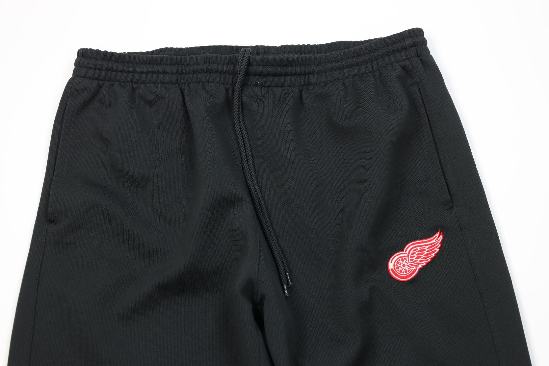Vintage Vintage 90s Y2K NHL Red Wings Hockey Knit Wide Leg Pants Size US 36 / EU 52 - 2 Thumbnail