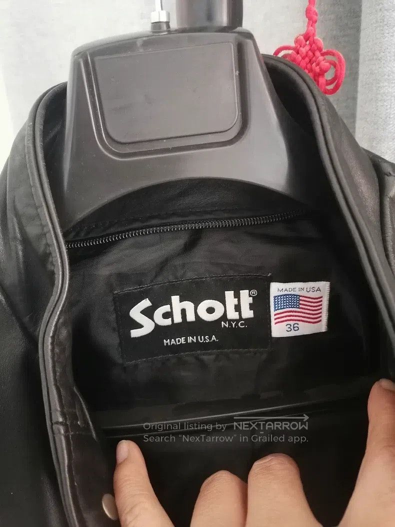 Schott Schott NYC 141 Classic Racing Moto Jacket of American Orig Size US S / EU 44-46 / 1 - 2 Thumbnail