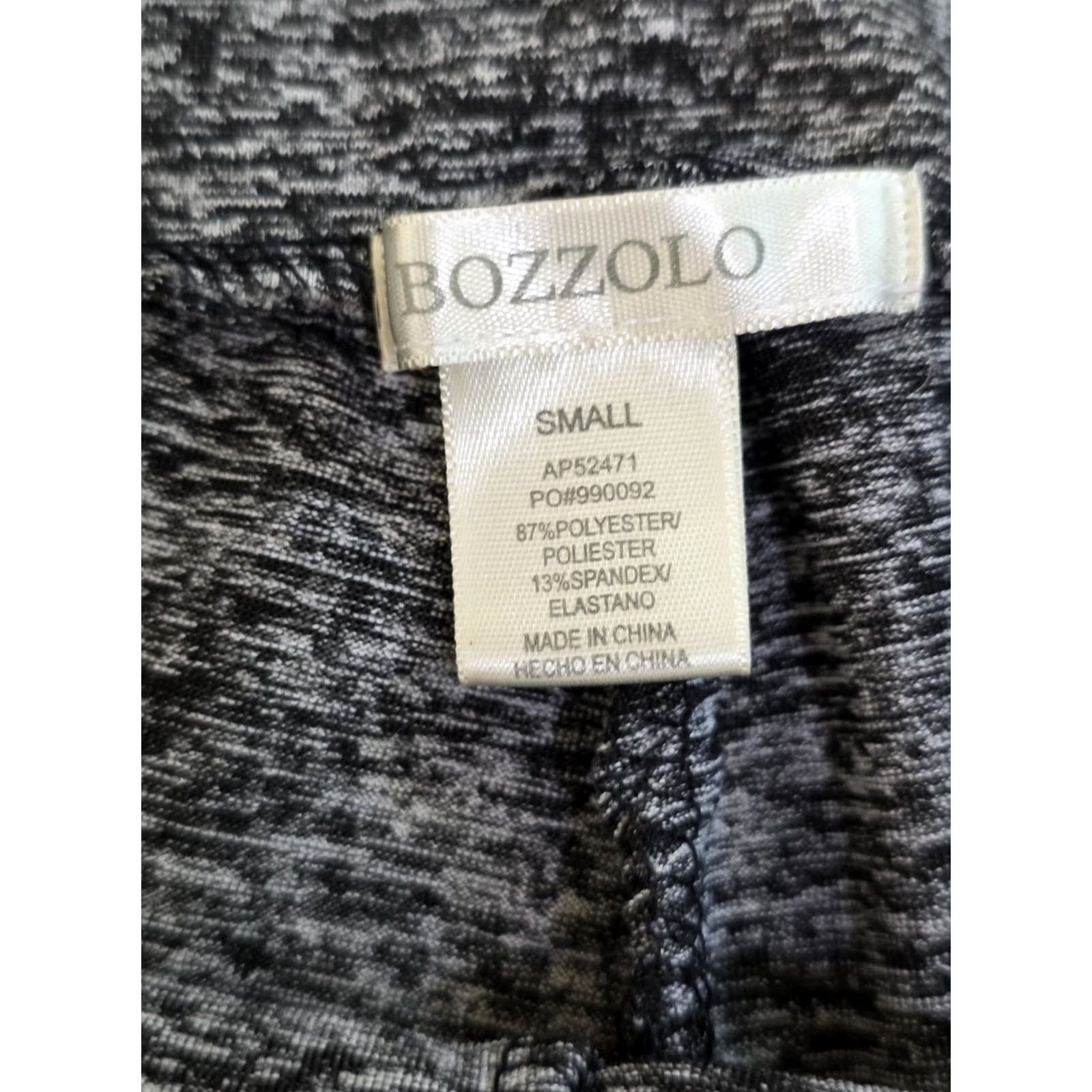 Vintage Bozzolo Womens Capri Leggings Small Grey Heather Activewear Workout Leggings Athletic Fit Pull On Size 28" / US 6 / IT 42 - 7 Thumbnail