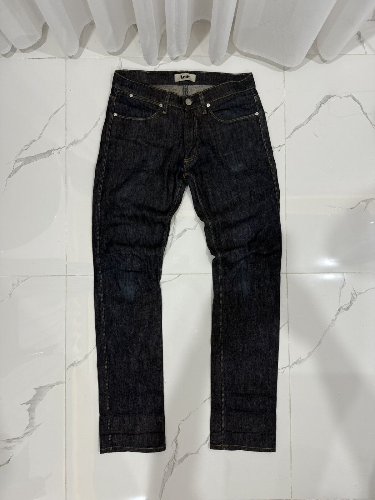 Acne Studios 00’s ACNE STUDIOS RARE Y2K SLIM JEANS AVANT-GARDE Size US 30 / EU 46 - 2 Thumbnail