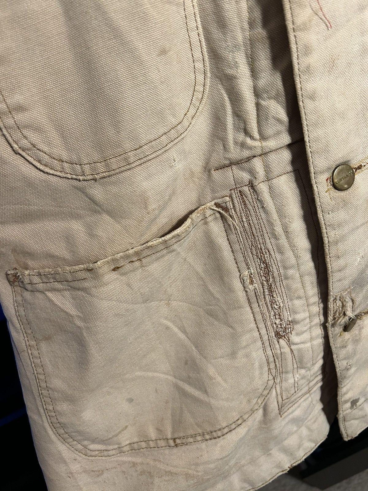 Carhartt Vintage 80’s Carhartt Sun-faded chore coat Size US L / EU 52-54 / 3 - 2 Thumbnail
