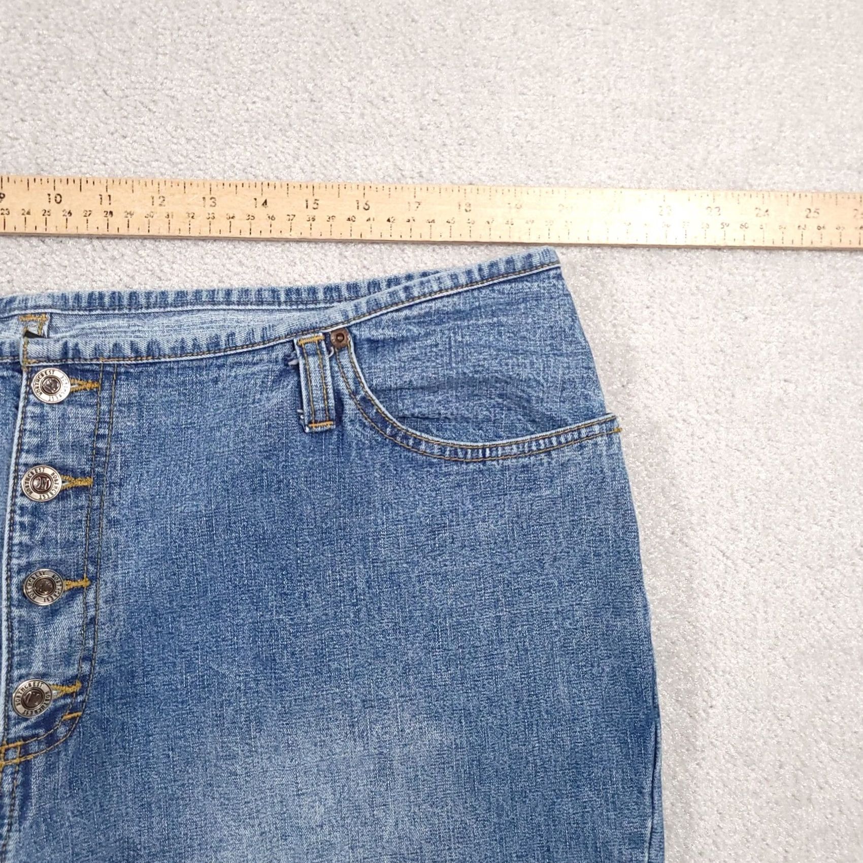 Vintage VINTAGE 90s Jeans Women's 20W Capri Denim NorthCrest Button Fly High Rise Relaxed Size 42" / US 20 - 7 Thumbnail
