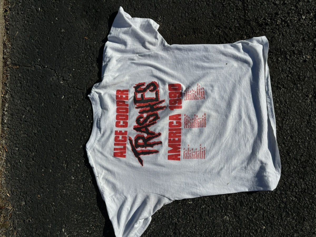 Band Tees × Vintage Alice Cooper TRASH band tee Size US L / EU 52-54 / 3 - 2 Thumbnail