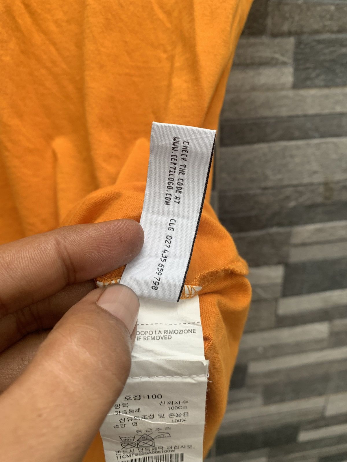 C.P. Company C.P Company Orange Logo Size US L / EU 52-54 / 3 - 6 Thumbnail