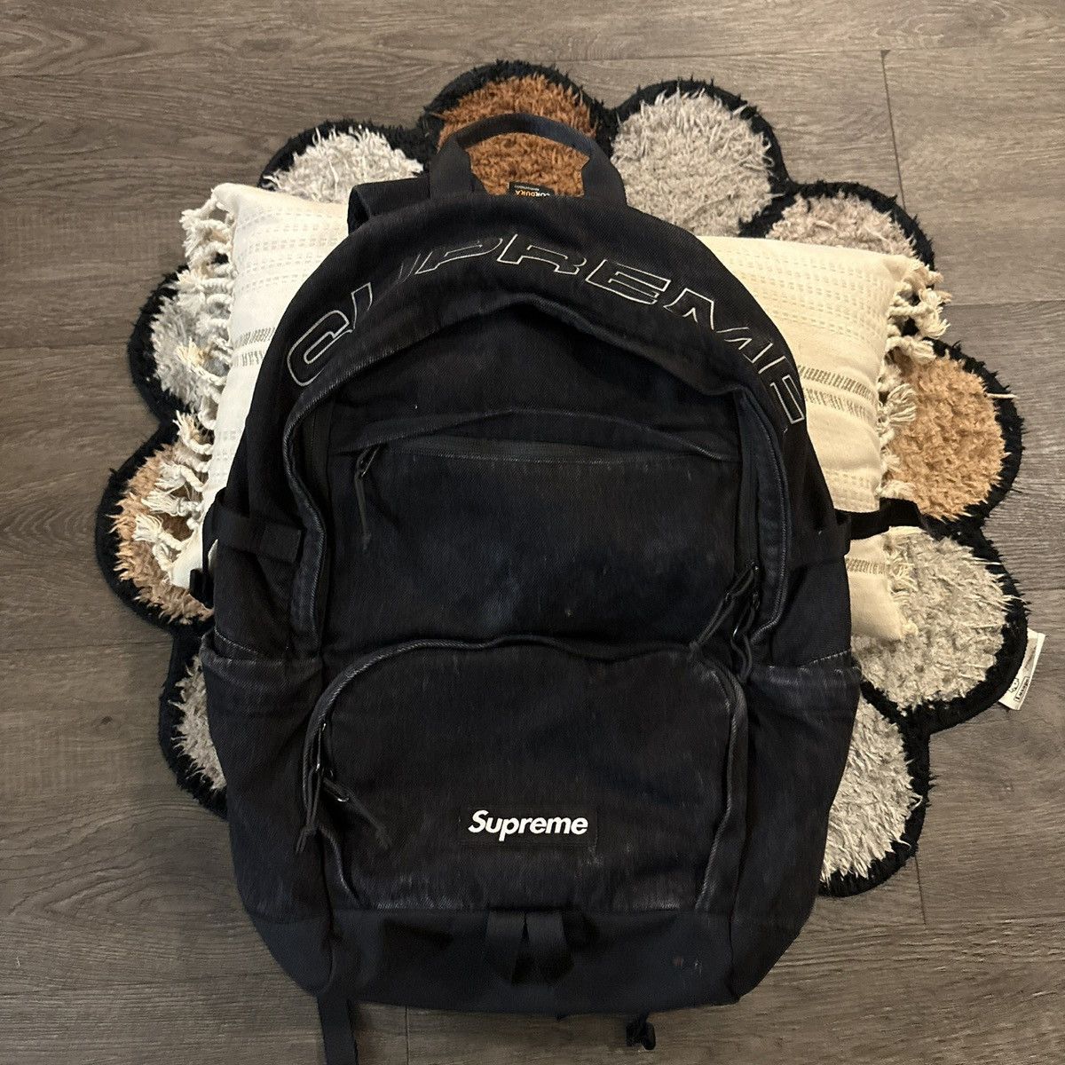 Supreme SUPREME REFLECTIVE DENIM BACKPACK Size ONE SIZE - 1 Thumbnail