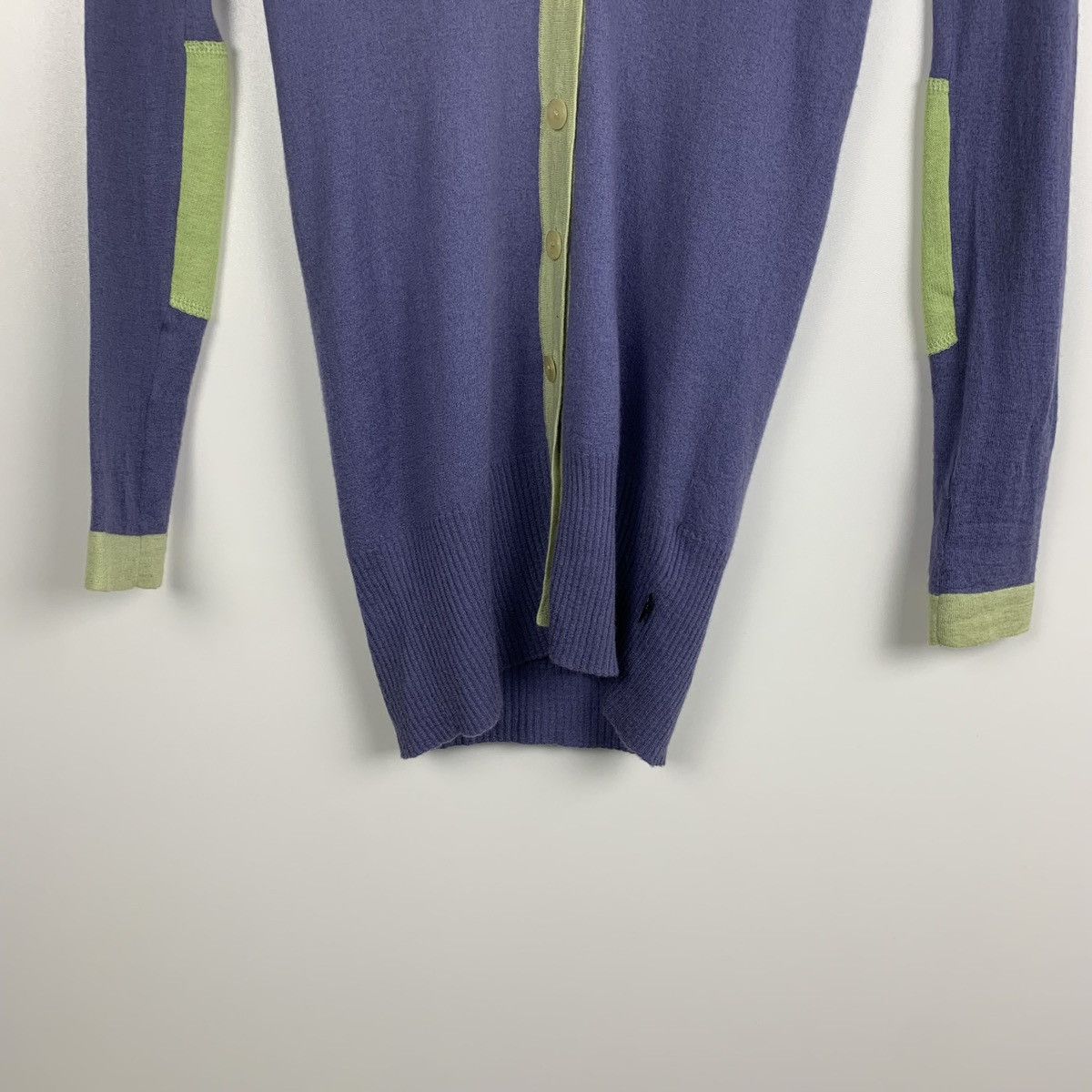 Just Cavalli Just Cavalli Cashmere Silk Cardigan Purple Size 40 V-Neck Size S / US 4 / IT 40 - 3 Thumbnail
