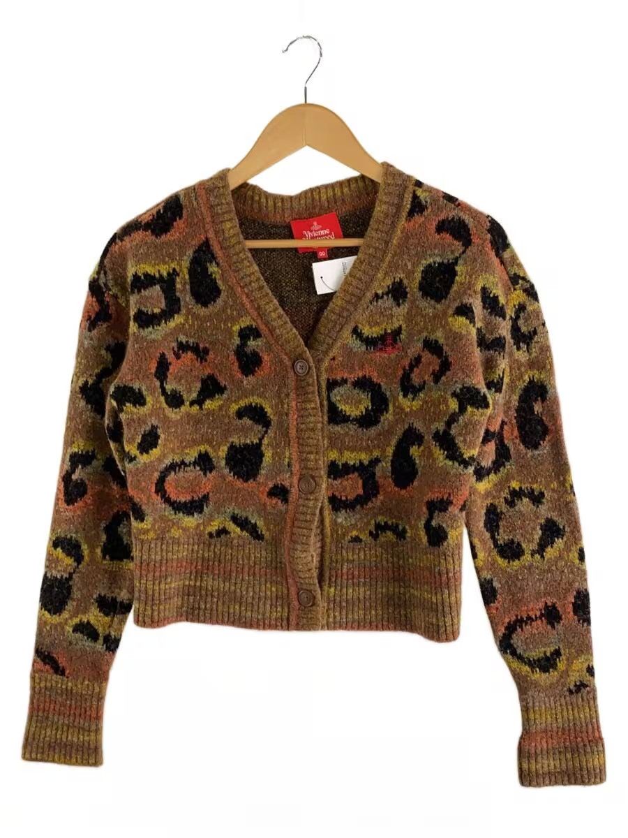 Vivienne Westwood Leopard Print Orb Knit Cardigan Size M / US 6-8 / IT 42-44 - 1 Thumbnail