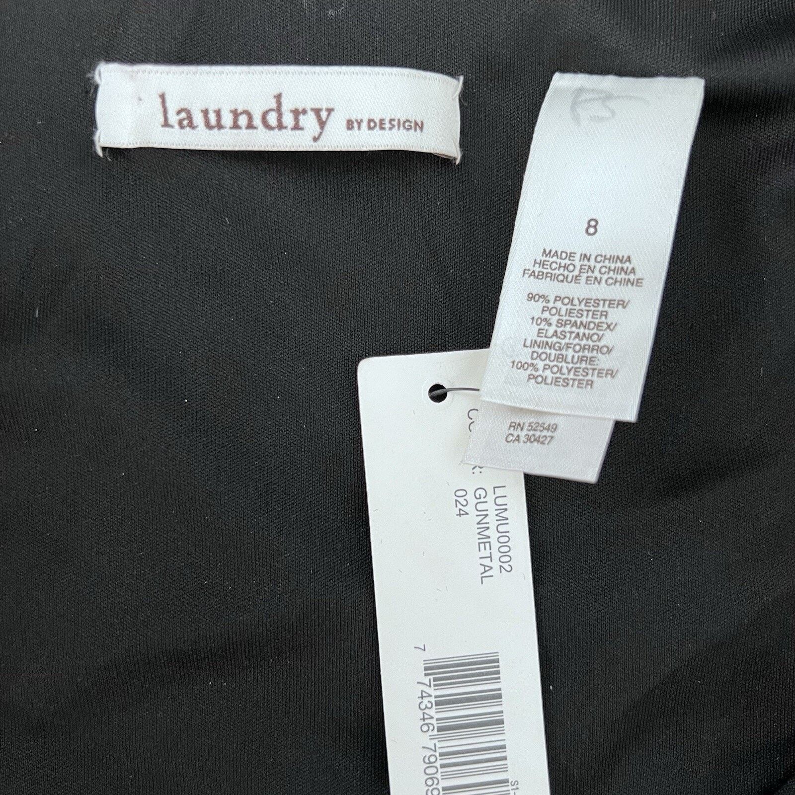 Laundry by Shelli Segal NWT $175 Laundry by Shelli Segal (8) Velvet Twist Midi Dress Size M / US 6-8 / IT 42-44 - 8 Thumbnail
