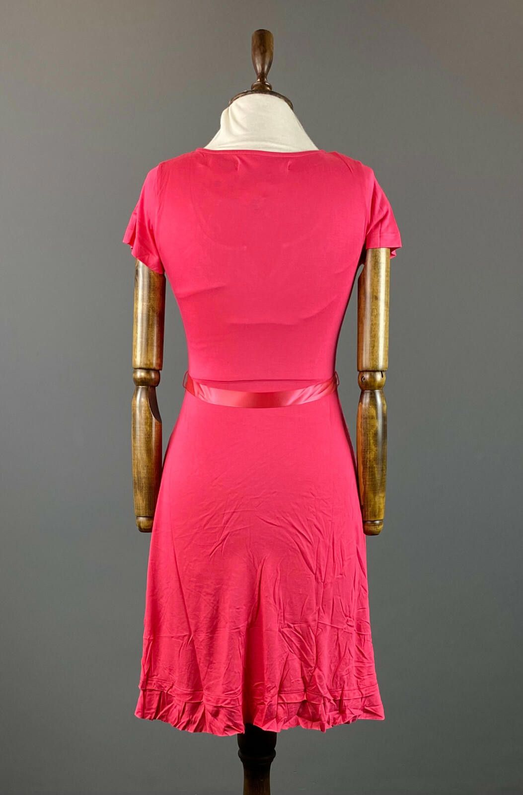 Desigual NWT Desigual Red Floral Belted A-Line Dress Size S Size S / US 4 / IT 40 - 5 Thumbnail