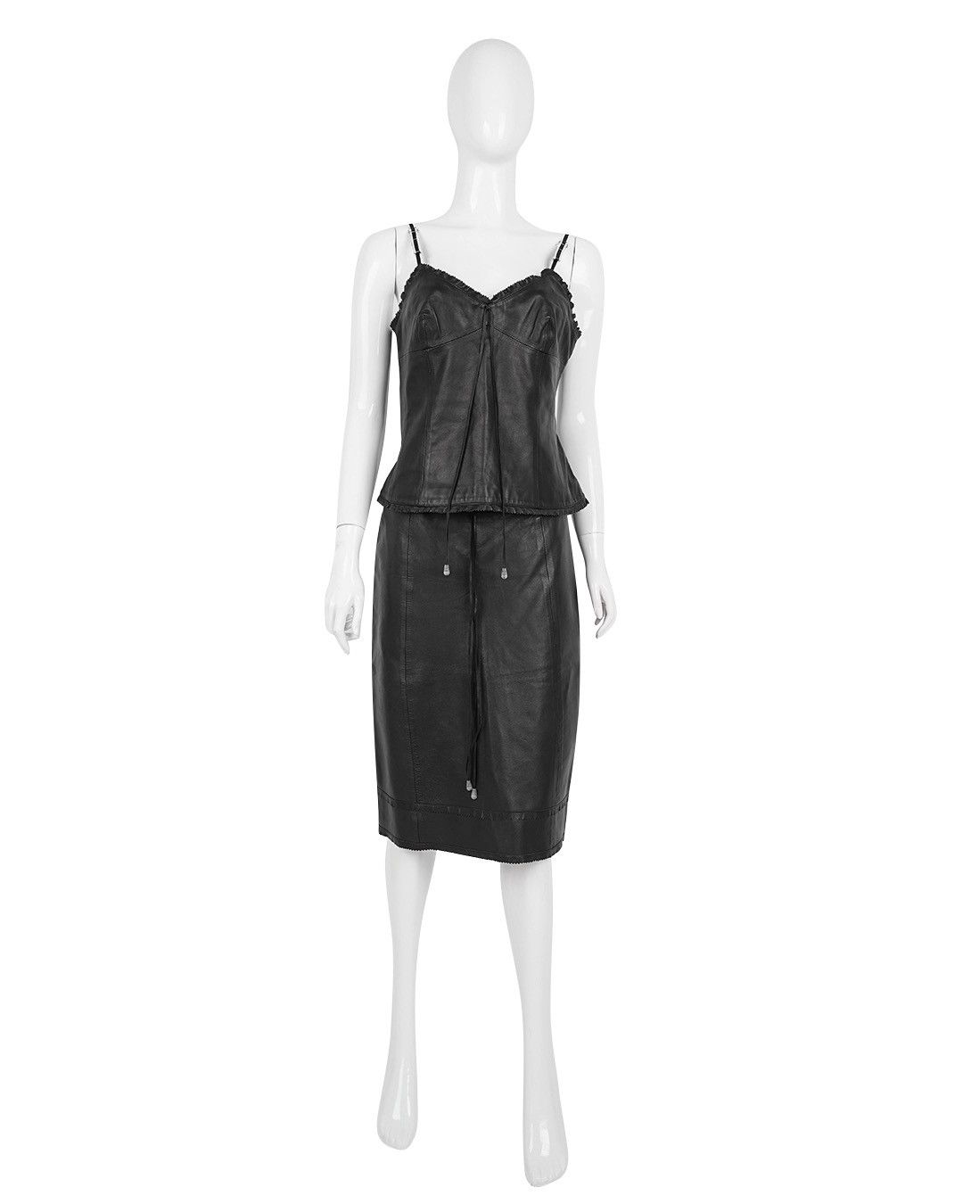 Miu Miu Miu Miu S/S2000 Leather Set Size S / US 4 / IT 40 - 1 Thumbnail