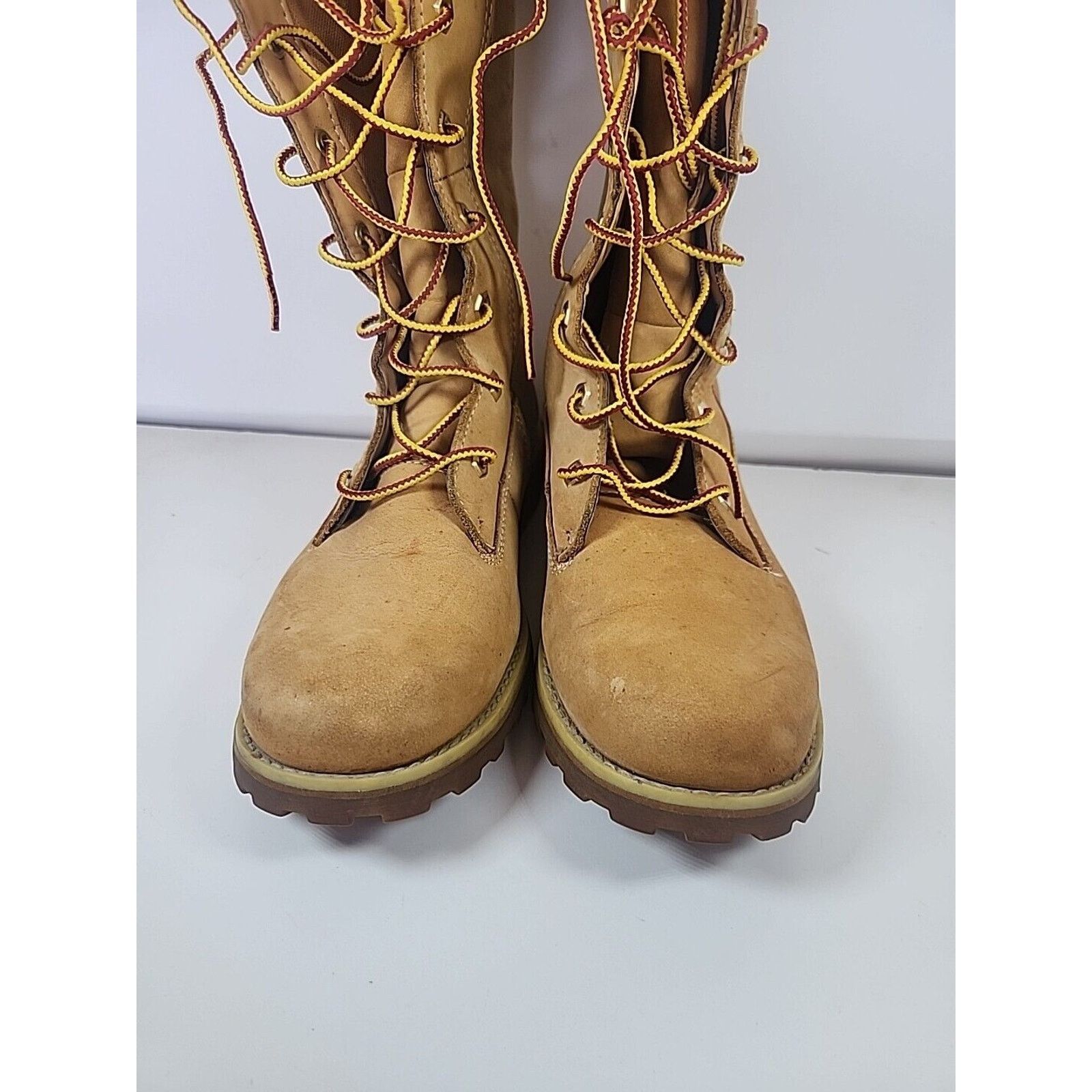 Timberland Timberland Tan Leather 12" Lace Up Riding Boot Woman Size 7 Size US 7 / IT 37 - 7 Thumbnail