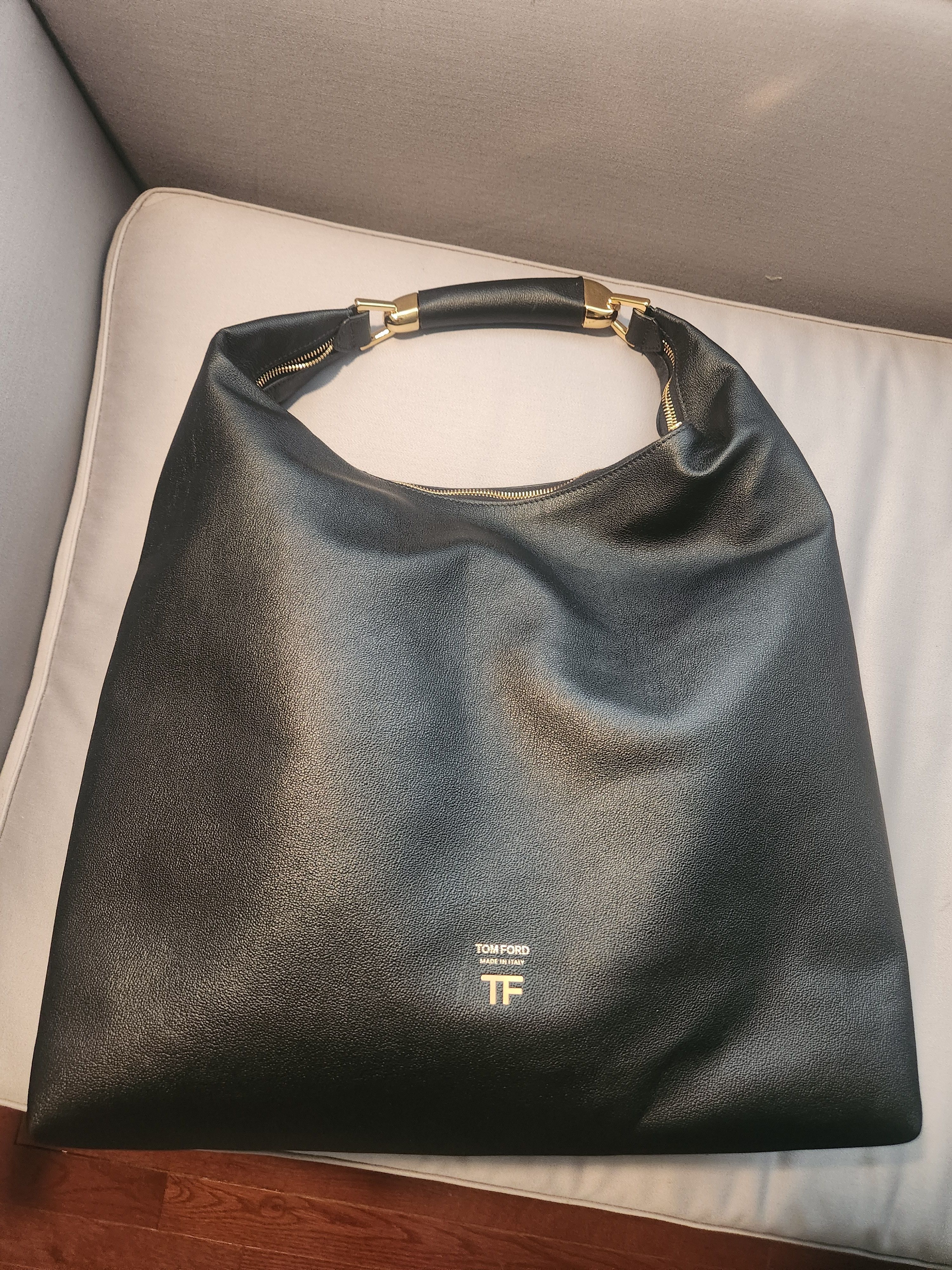 Tom Ford Grain Leather Bianca Large Hobo bag Size ONE SIZE - 1 Thumbnail