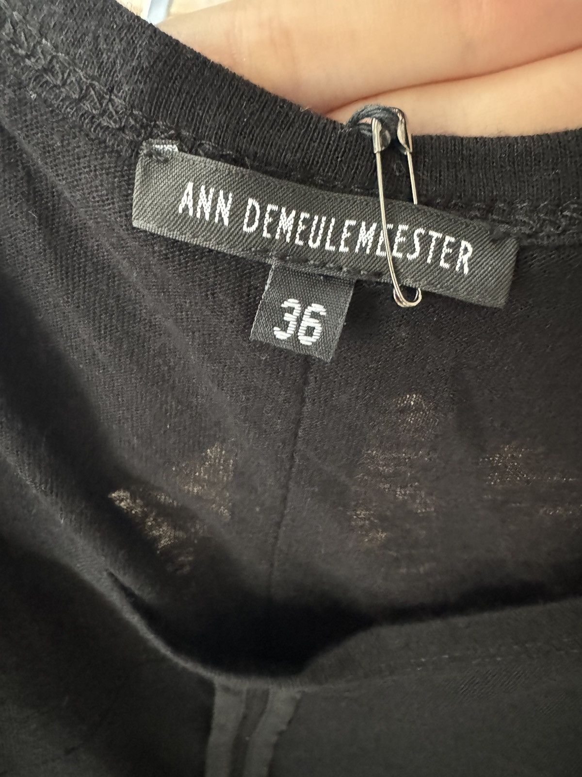 Ann Demeulemeester Ann Demeulemeester Top Size XS / US 0-2 / IT 36-38 - 6 Thumbnail