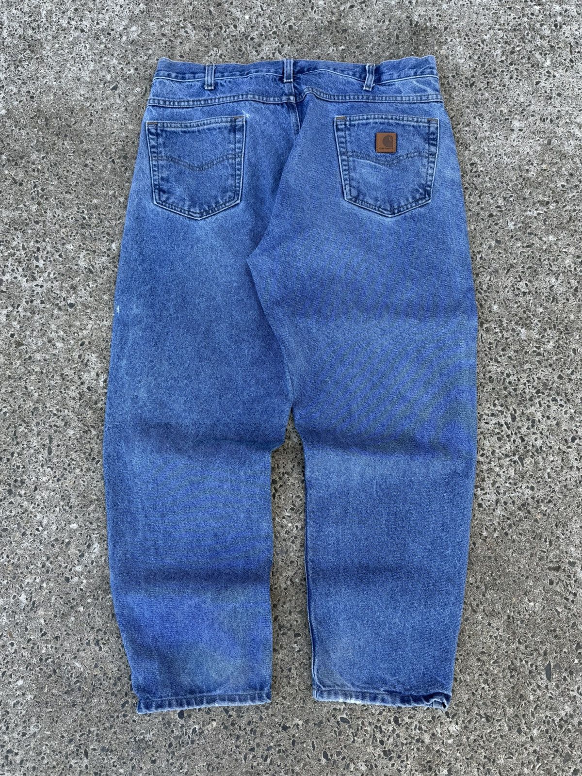 Carhartt × Vintage Crazy Vintage Y2K Carhartt Relaxed Fit Jeans 40x30 Denim Size US 40 / EU 56 - 1 Thumbnail