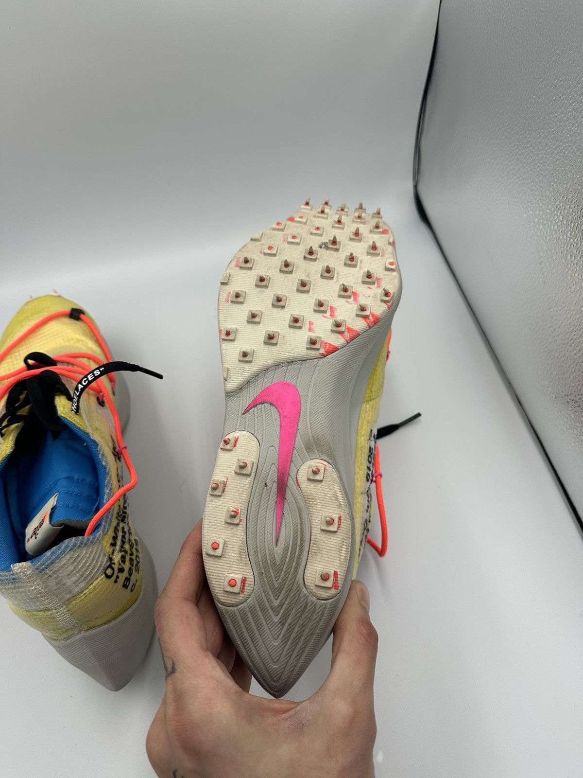 Nike × Off-White Nike X OFF WHITE TRACK SNEAKERS Size US 13 / EU 46 - 15 Thumbnail
