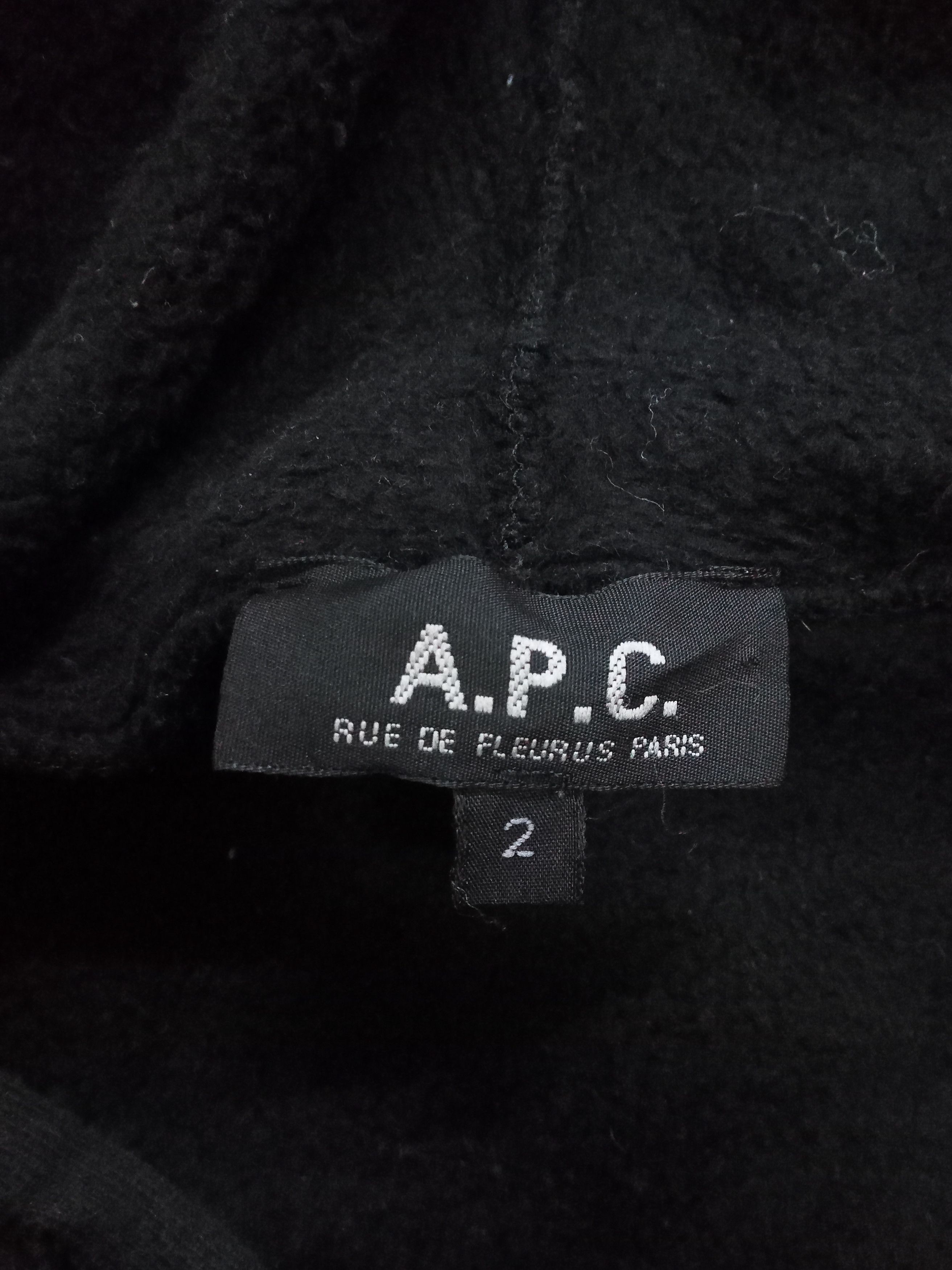A.P.C. A.P.C. Rue De Fleurus Paris Hoodie Jacket (Distress Fade) Size US M / EU 48-50 / 2 - 3 Thumbnail