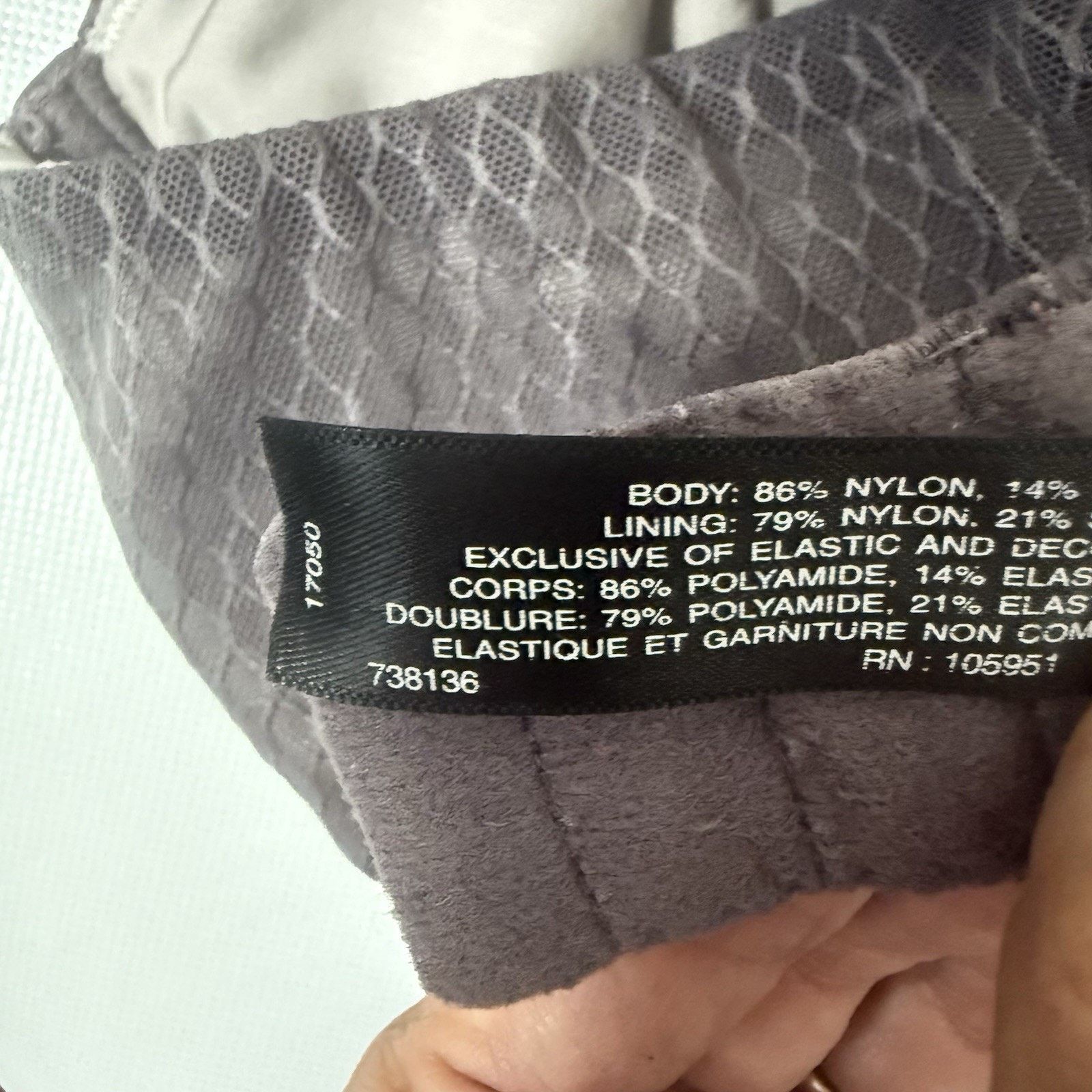 Other Natori Gray Plum Paradox Unlined Underwire Bra Size 34DD Size ONE SIZE - 7 Thumbnail