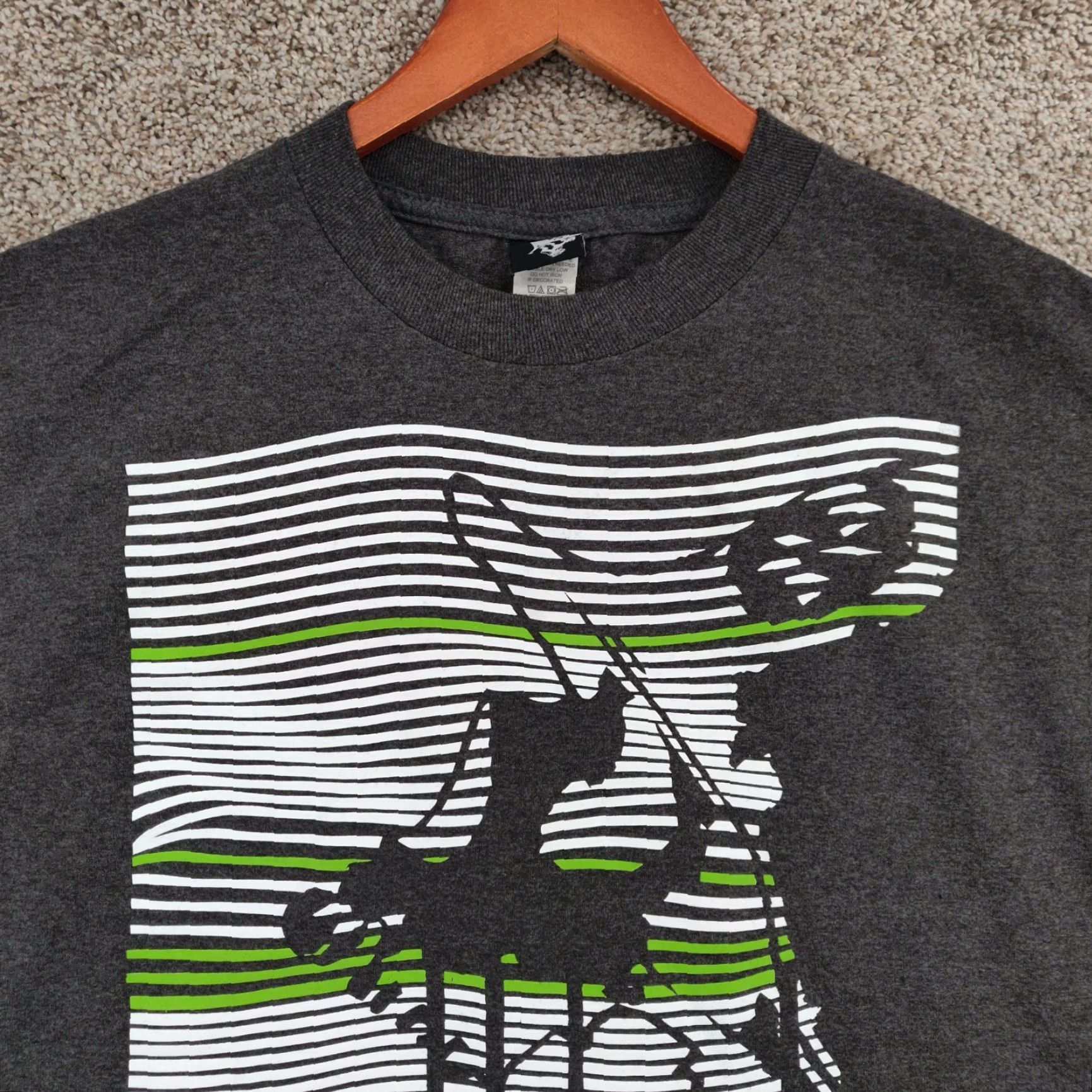 Metal Mulisha VINTAGE Metal Mulisha T-Shirt Mens M Gray 90s Logo Shirt Short Sleeve Crew Neck Cotton Polyester Knit Size US M / EU 48-50 / 2 - 2 Thumbnail