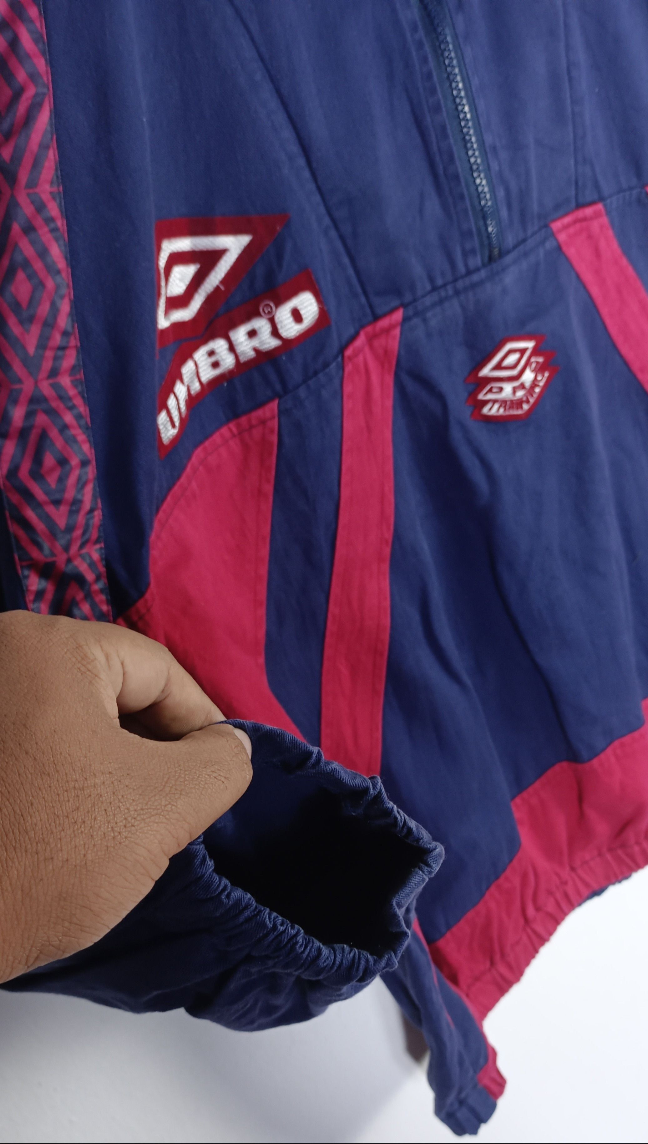 Umbro Vintage 90s🔥 UMBRO Football Pro Training Hafl Zipper Size US XXL / EU 58 / 5 - 9 Thumbnail