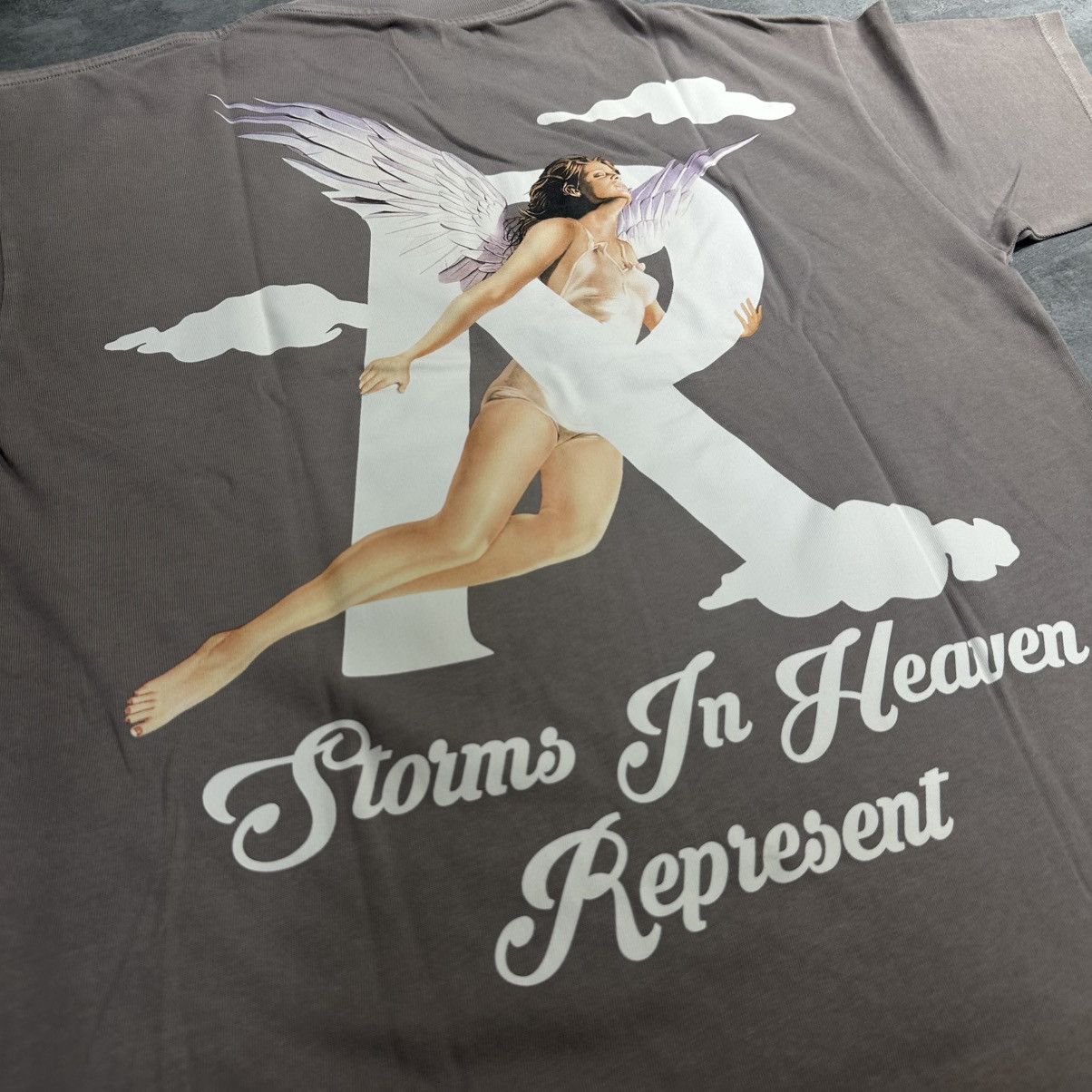 Represent Clo. Represent Storms In Heaven Tee - Mushroom Size US S / EU 44-46 / 1 - 4 Thumbnail