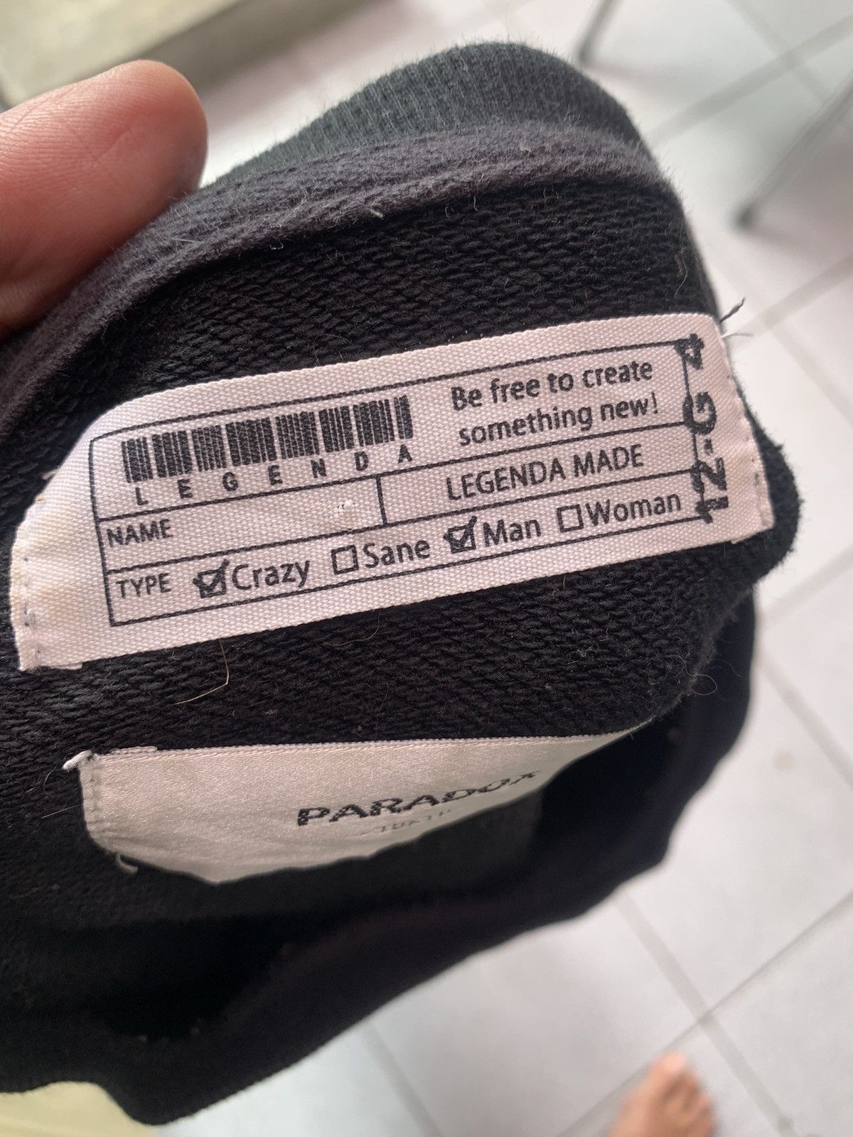 If Six Was Nine × Japanese Brand Japanese Brand Paradox Tokyo Crazy Crewneck Sweatshirt Size US XL / EU 56 / 4 - 4 Thumbnail