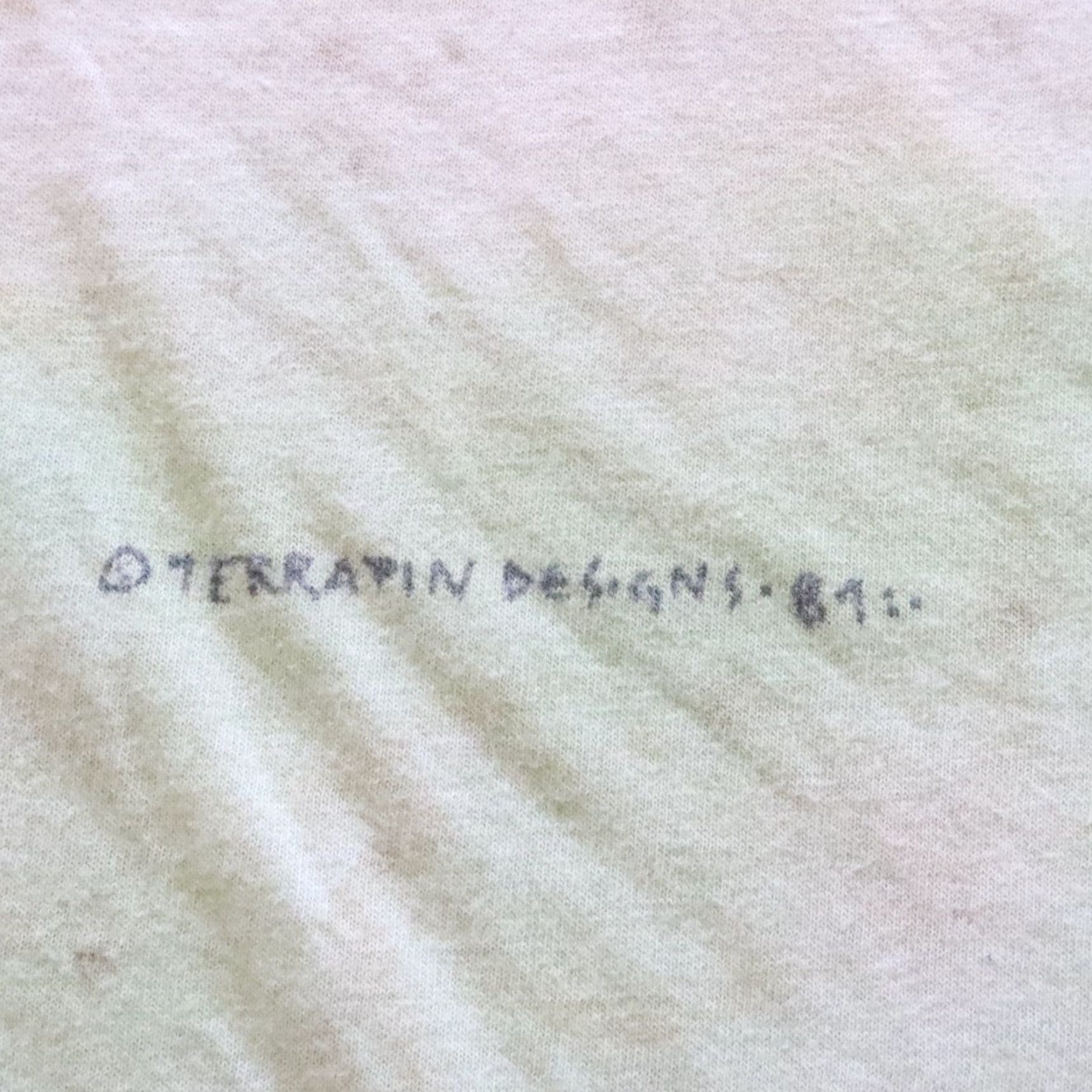 Vintage VINTAGE Grateful Dead Tshirt Main Selling Point Tshirt Adult L White 1984 Terrapin Design Mens Size US L / EU 52-54 / 3 - 6 Thumbnail