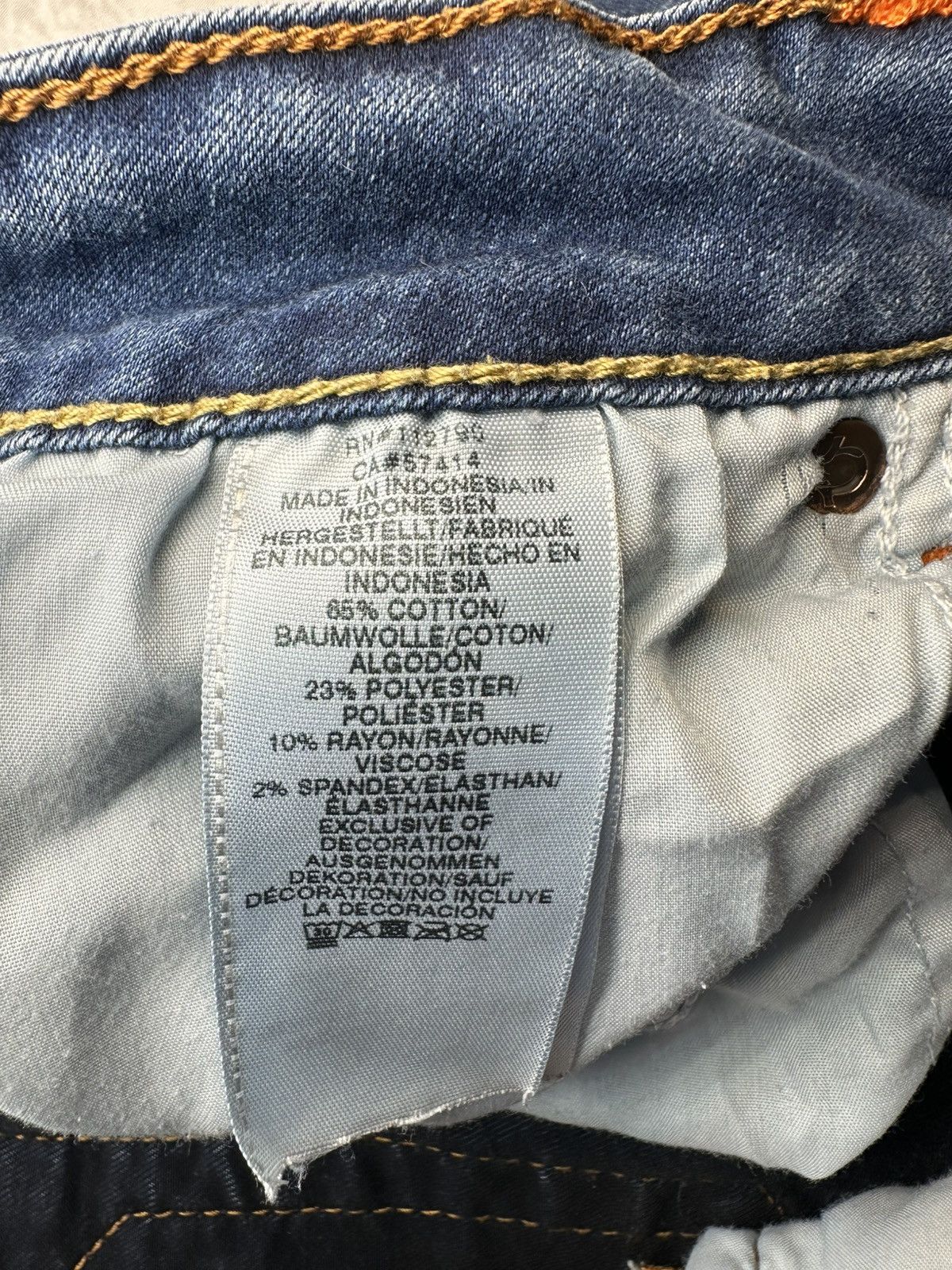 True Religion × Vintage True Religion skinny jeans women Size 30" / US 8 / IT 44 - 11 Thumbnail
