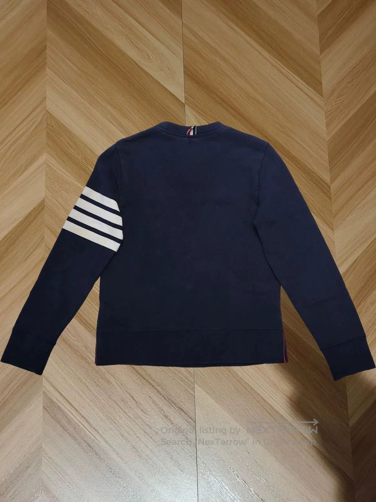 Thom Browne navy sweatshirt with stripes by Thom Browne. Size US S / EU 44-46 / 1 - 2 Thumbnail