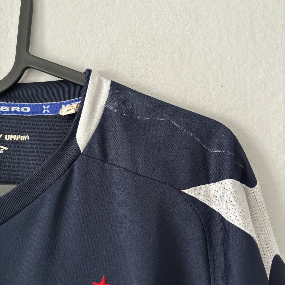 Umbro × Vintage 2007 2008 Rangers Glasgow Vintage Retro Soccer Jersey Shirt Size US L / EU 52-54 / 3 - 5 Thumbnail