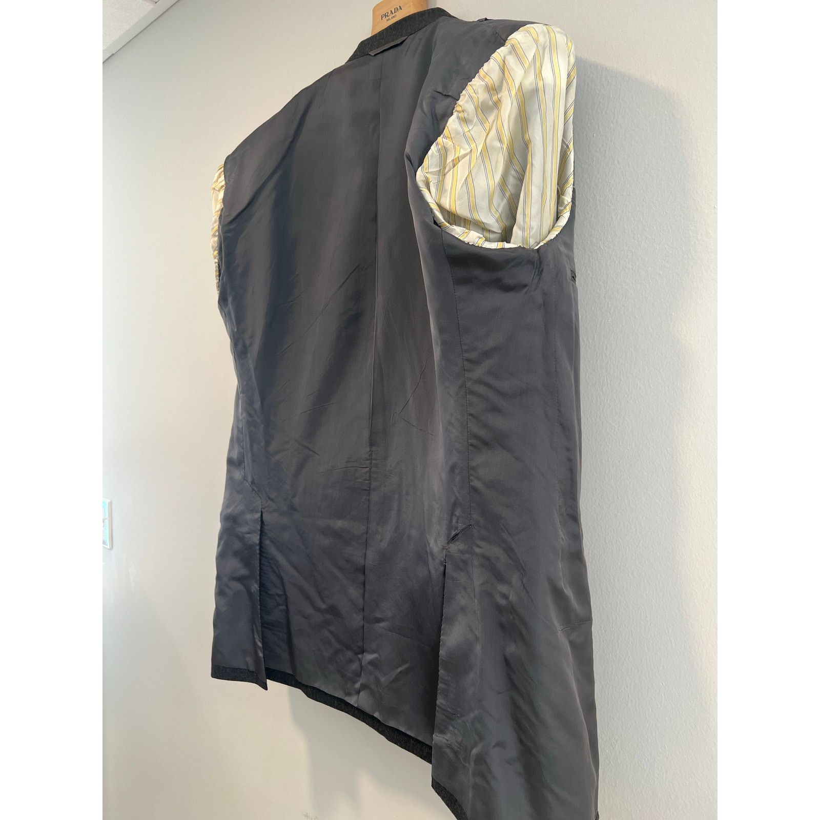 Loro Piana Loro Piana Wool Cashmere 2 Piece Suit Gray Bronze Pinstripe Size 44R - 6 Thumbnail