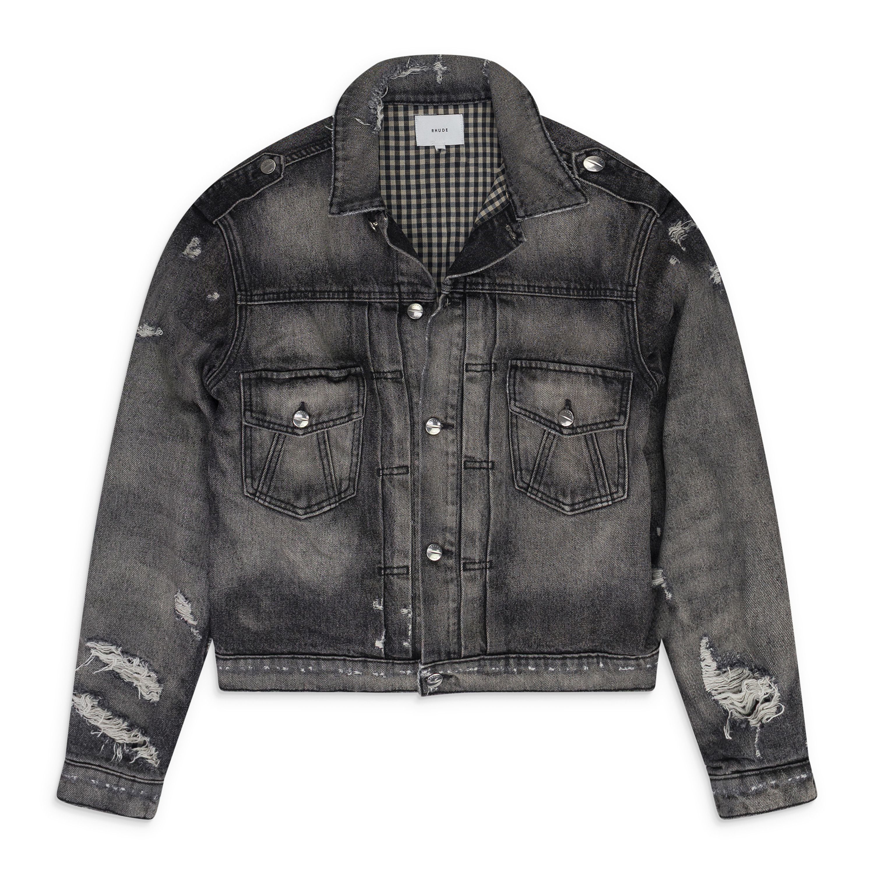 Rhude Denim Jacket SIZE S Size US S / EU 44-46 / 1 - 1 Thumbnail