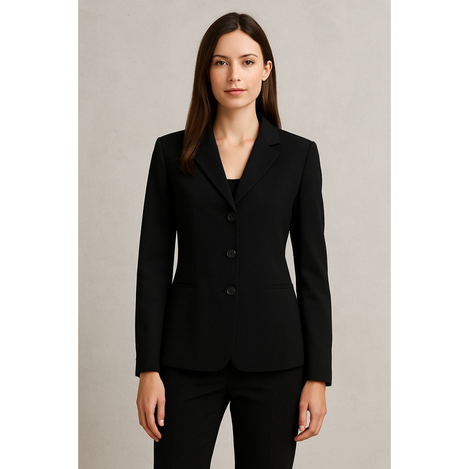 Lafayette 148 Minimalist Black Career Blazer Lafayette 148 New York 10 Size L / US 10 / IT 46 - 1 Thumbnail