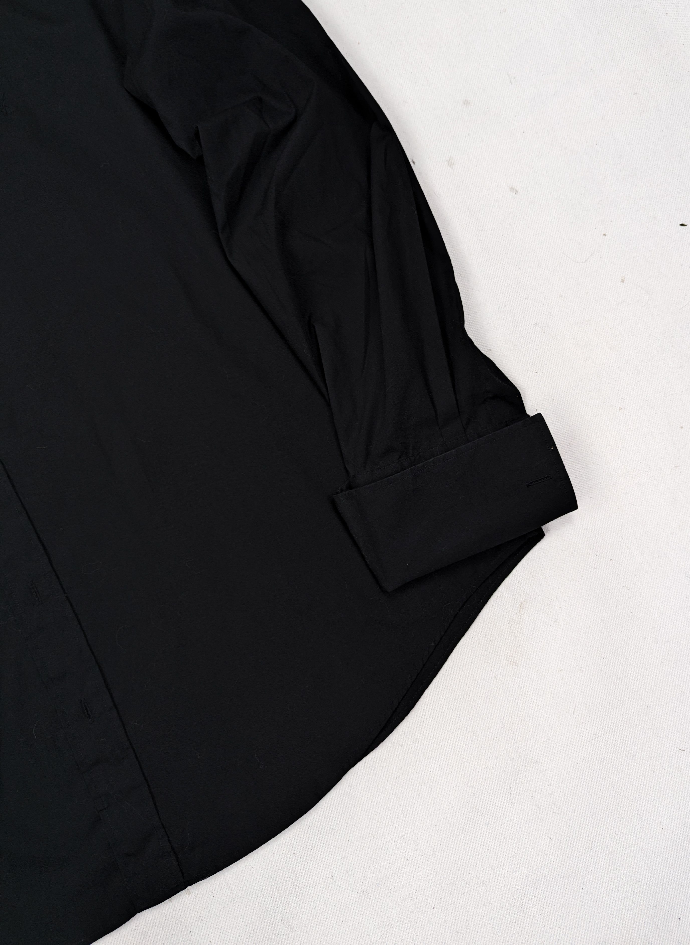 Yves Saint Laurent Yves Saint Laurent black shirt XL Size US XL / EU 56 / 4 - 2 Thumbnail