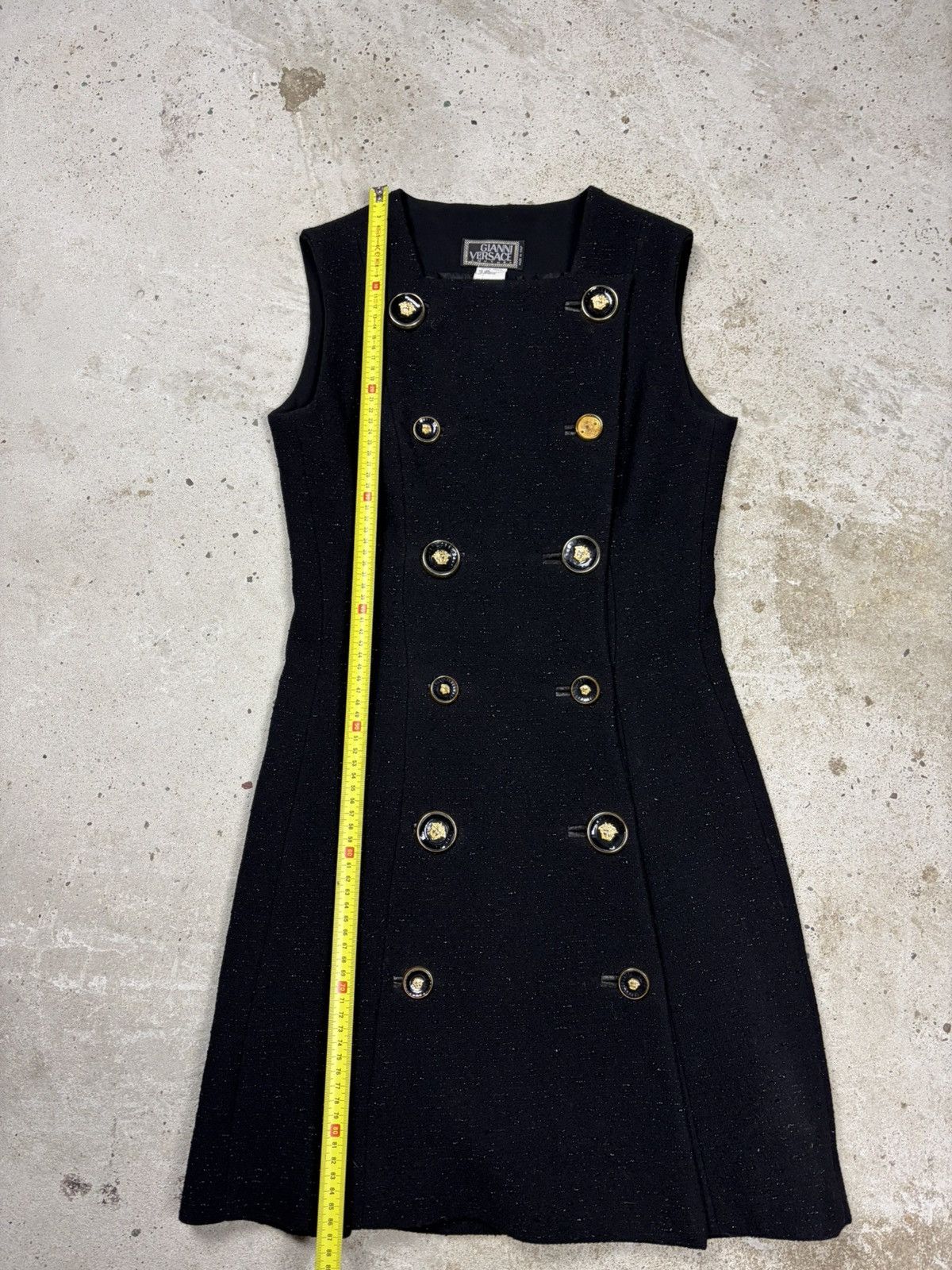 Versace 1994 Gianni Versace Couture Shiny Double Breasted Mini Dress Size M / US 6-8 / IT 42-44 - 19 Thumbnail