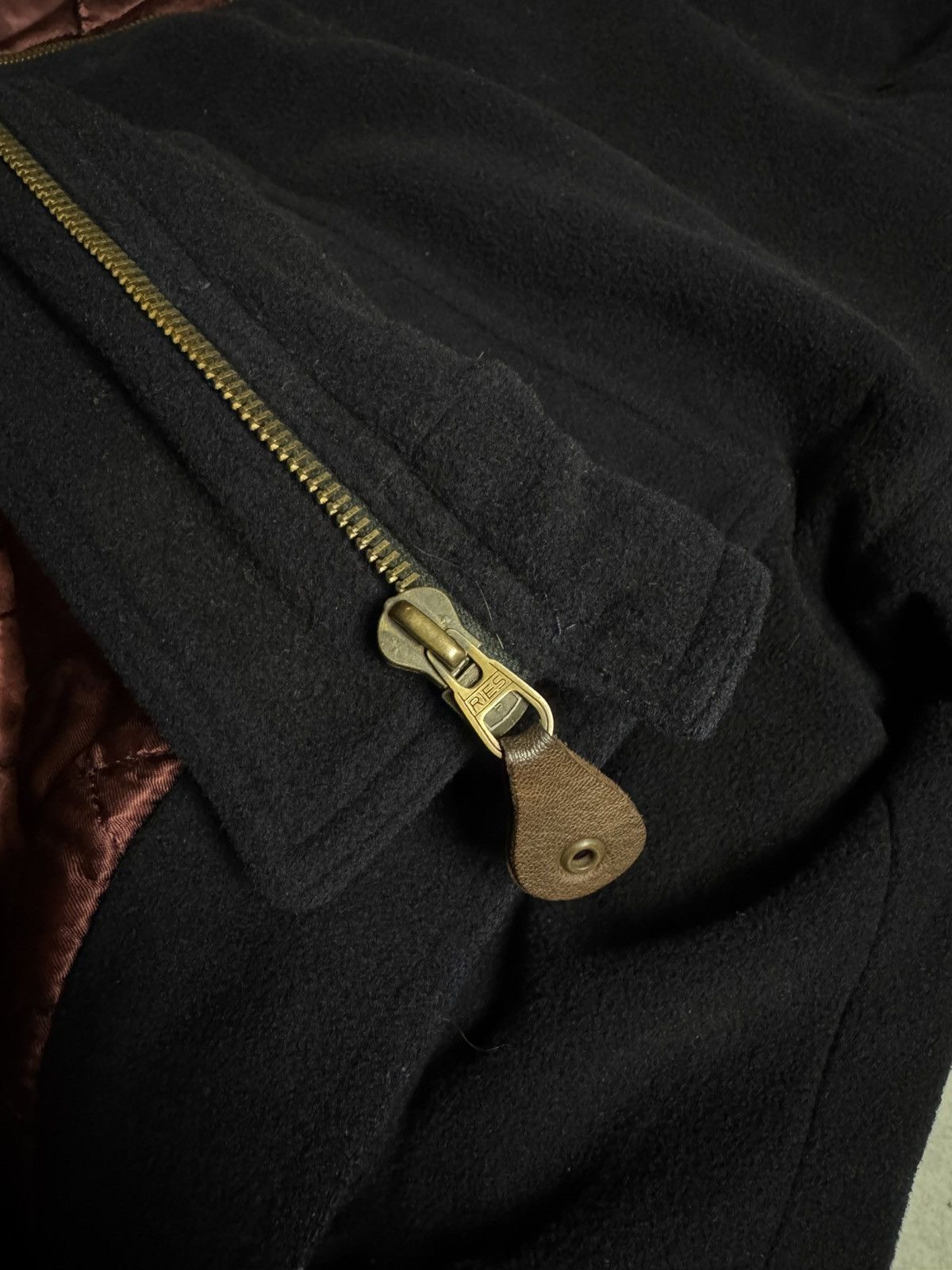 Hugo Boss Vintage 90s Hugo Boss Wool Cashmere Bomber Jacket Size US XL / EU 56 / 4 - 10 Thumbnail