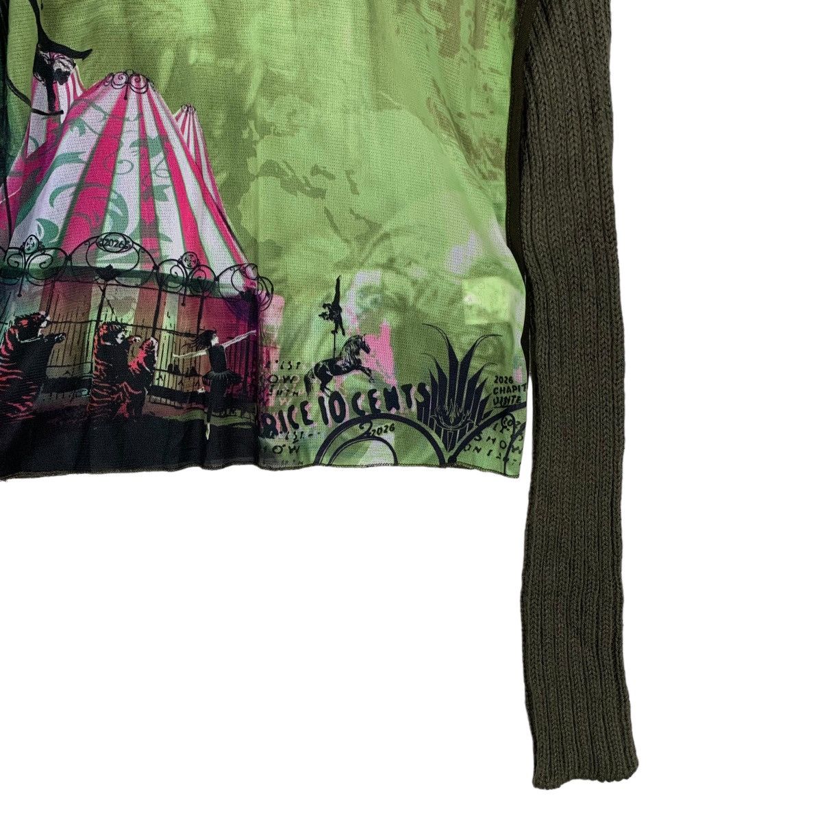 Vintage DEUX MILLE VINGT SIX 2026 Zavata Fullprint Sweater #0555-C26 Size US M / EU 48-50 / 2 - 4 Thumbnail