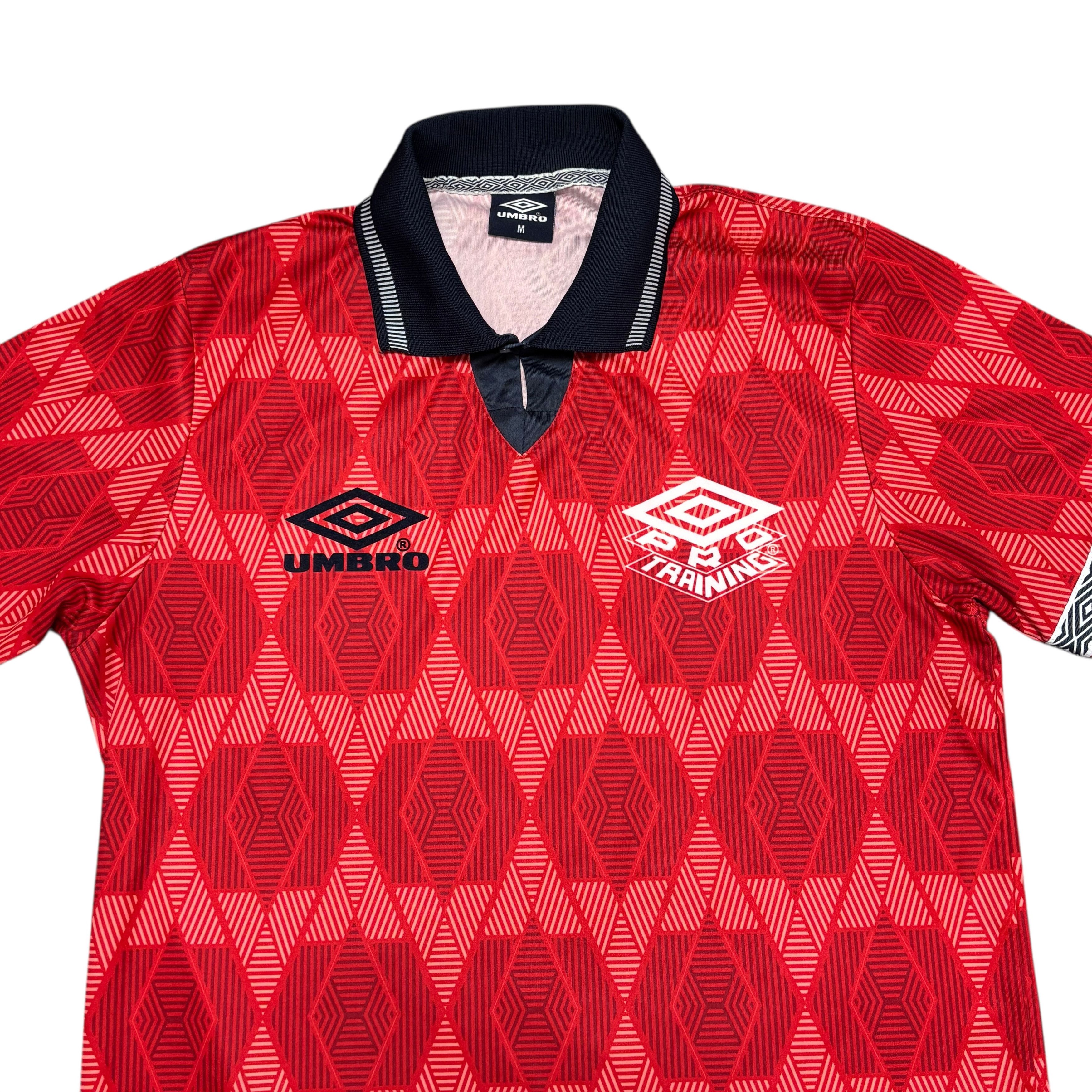 Umbro Umbro Pro Training T Shirt Away Kit Football Soccer Jersey Size US M / EU 48-50 / 2 - 3 Thumbnail