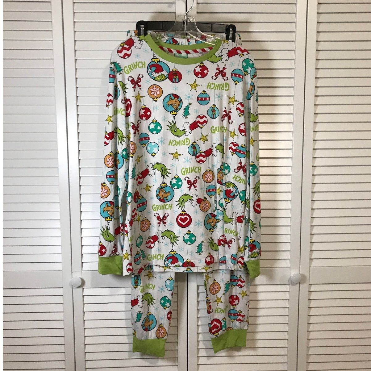 Other The Grinch Dr. Seuss Mens Matching Pajamas Set M Size XXL / US 16-18 / IT 52-54 - 1 Thumbnail