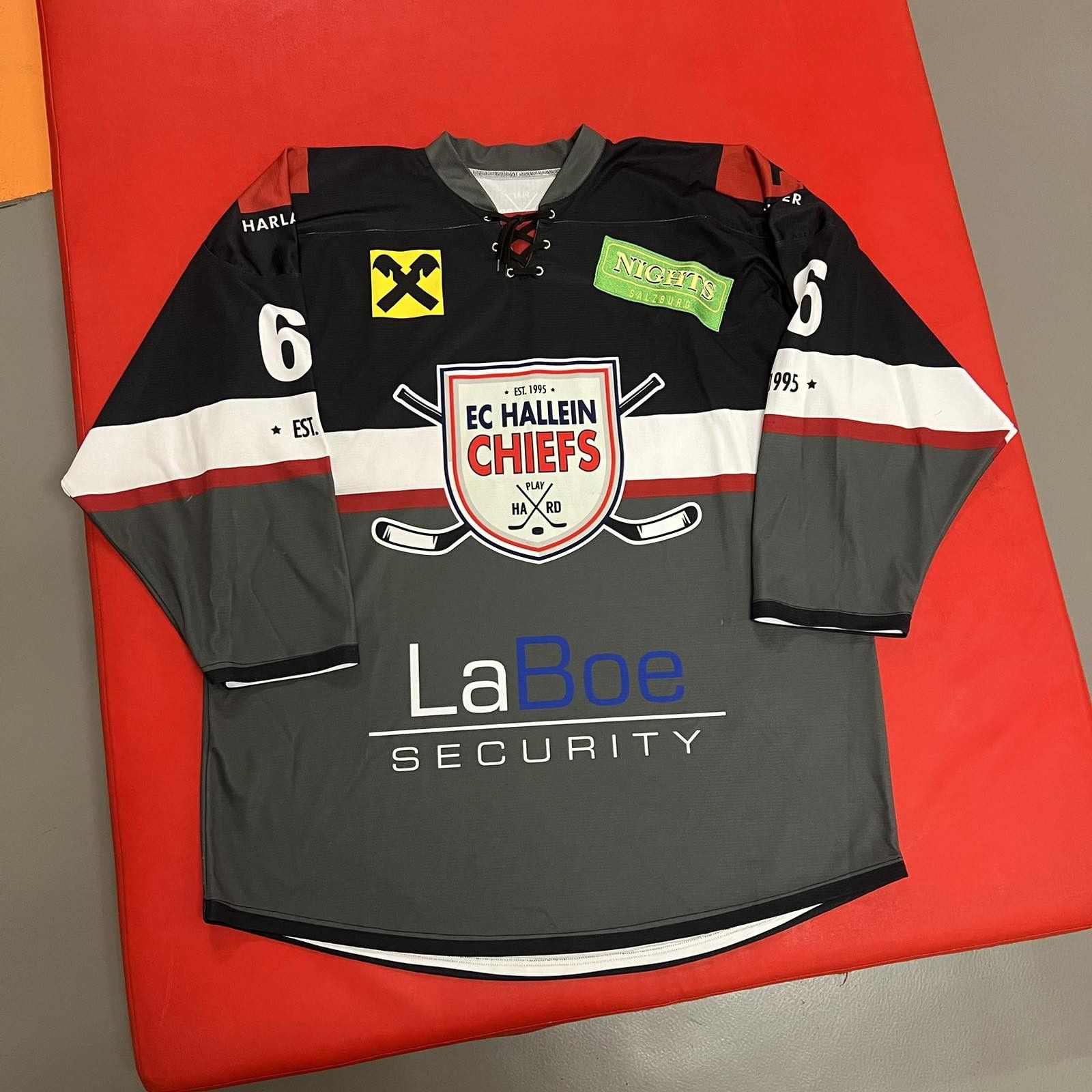 NHL × Vintage EC Hallein Chiefs jersey #66 Gorbach Sz XL Size US XL / EU 56 / 4 - 1 Thumbnail